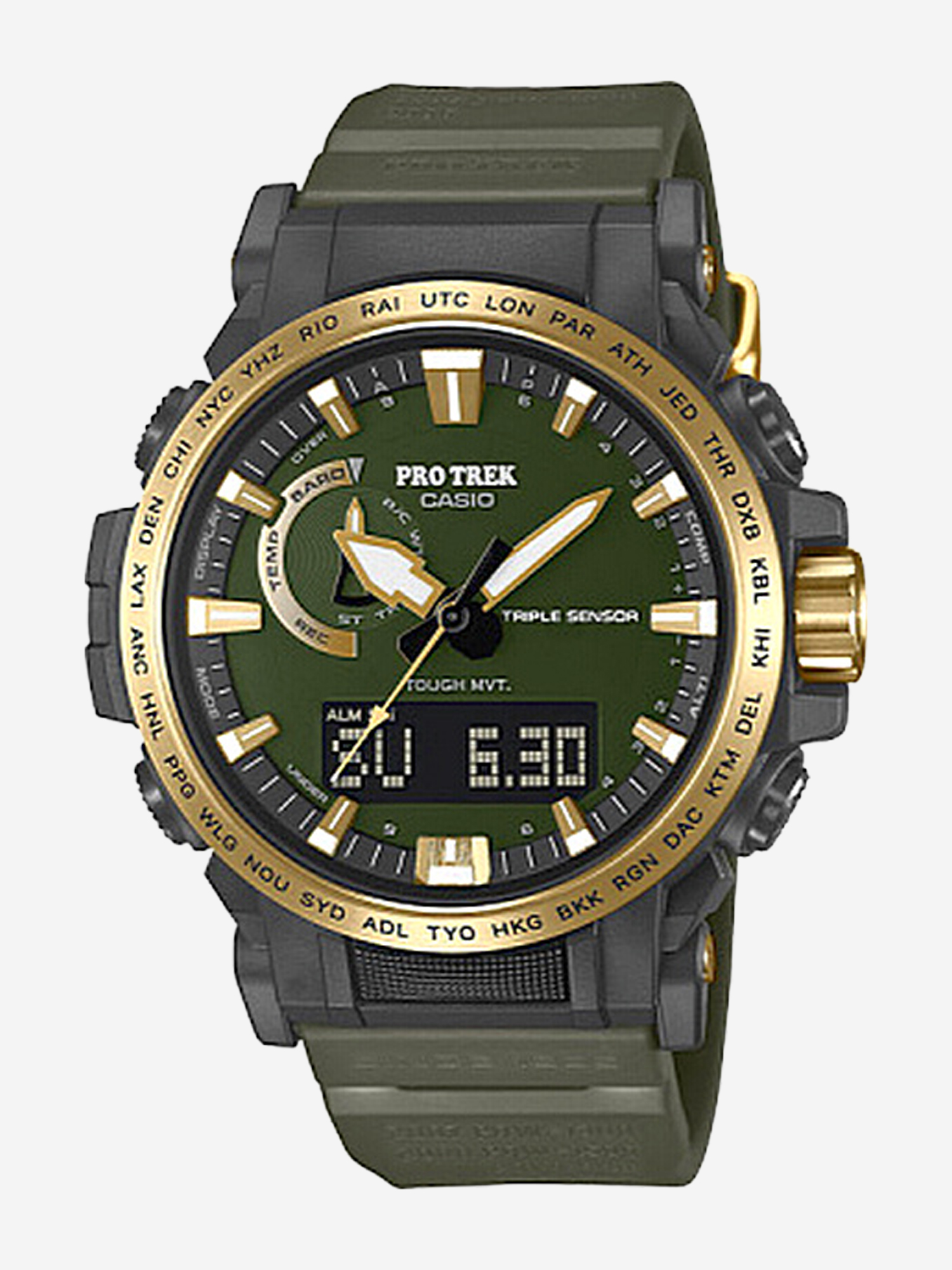 Изображение товара Спортивные часы CASIO PRW-61ANS-3 с солнечной батареей и водозащитой IP10