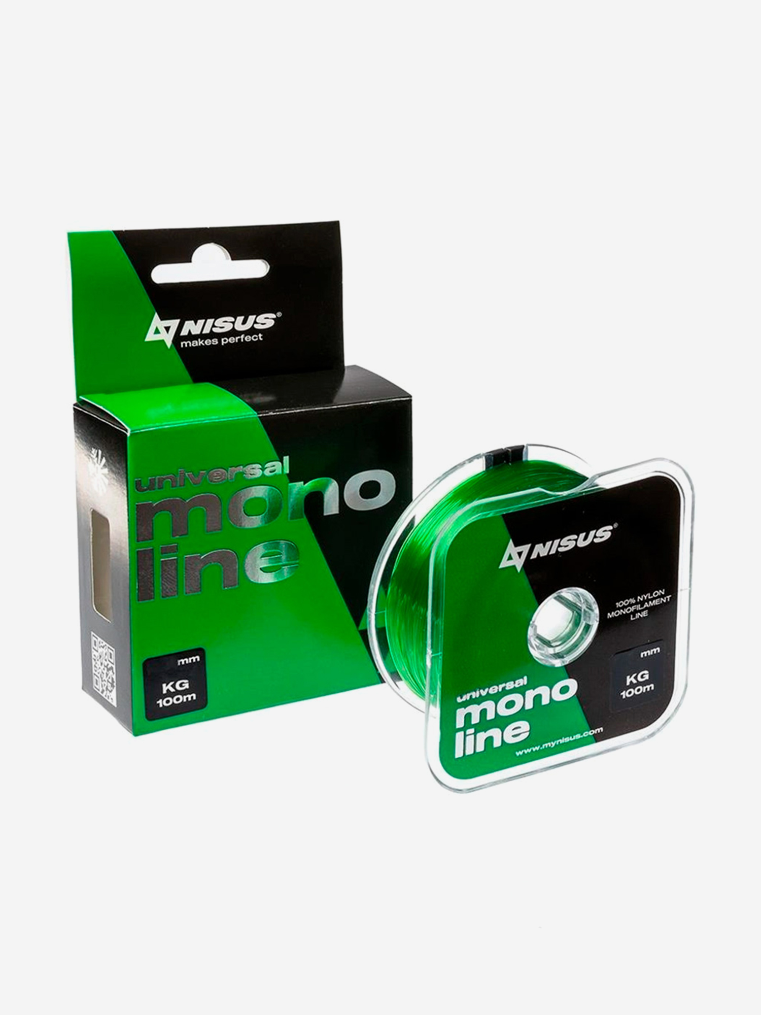 

Леска для рыбалки Nisus MONOLINE Nylon 0,45мм, 100м, 19,5кг, зеленый, Зеленый