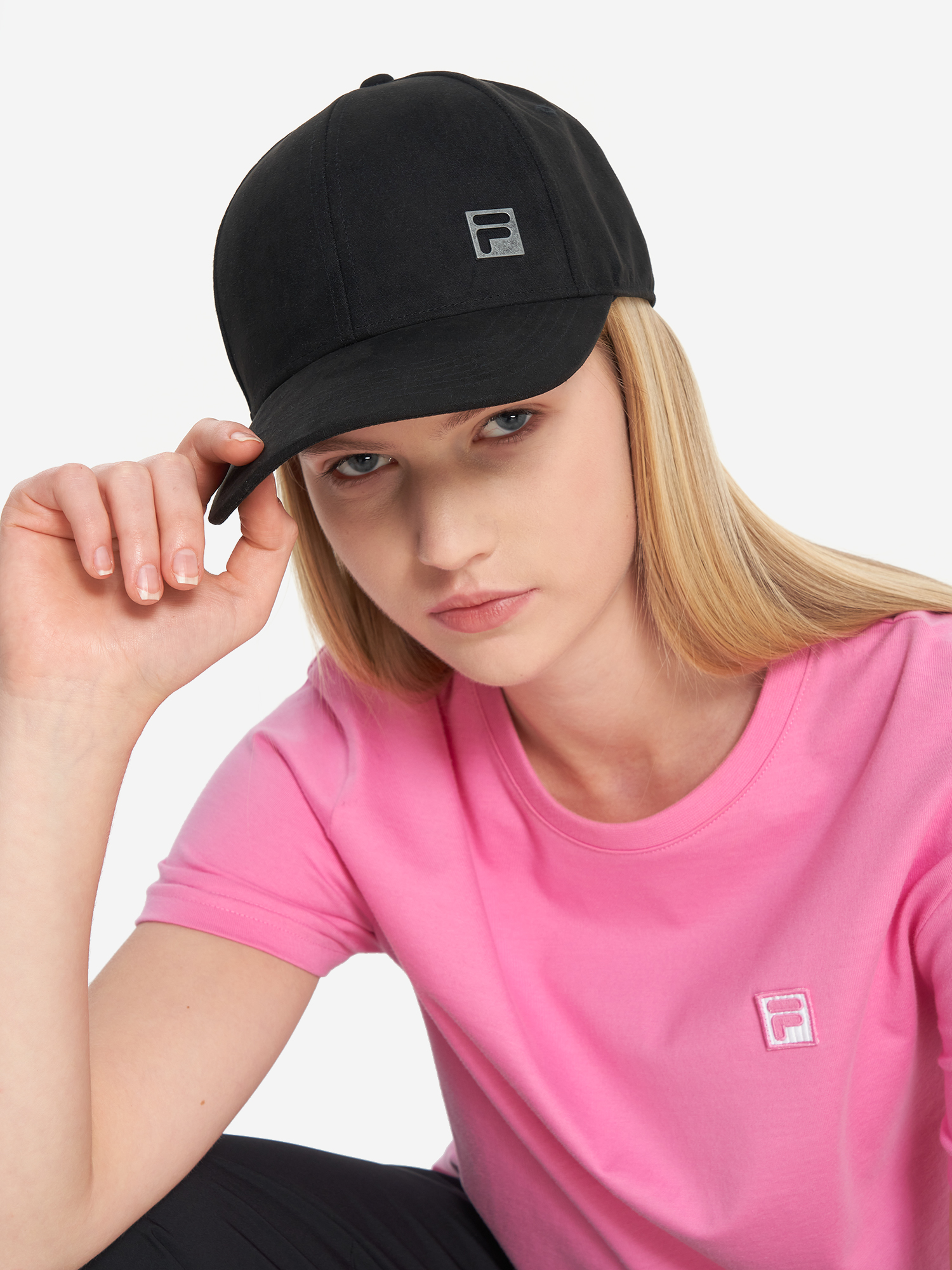 фото Бейсболка fila, черный