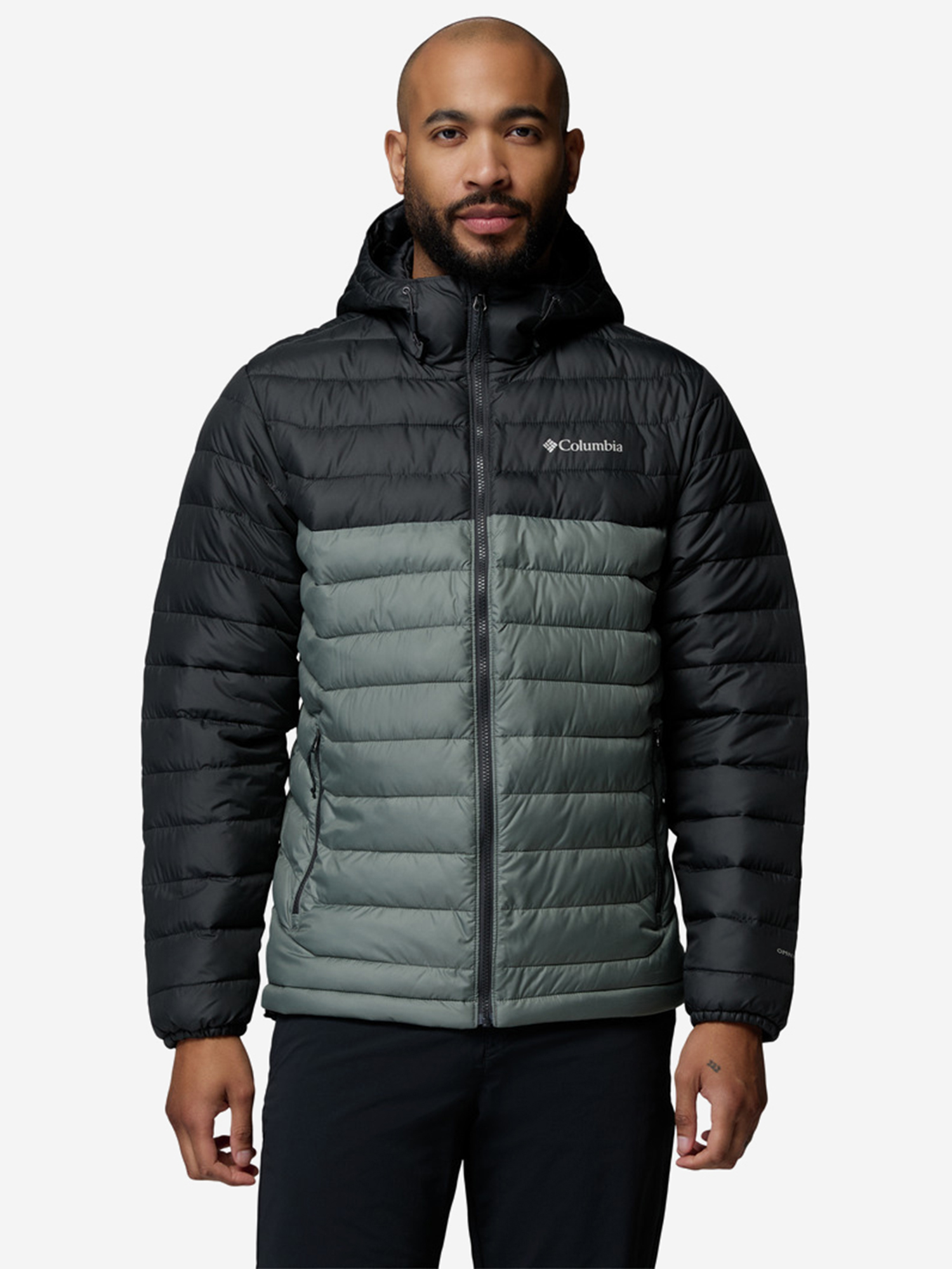 Изображение товара Пуховик мужской Columbia Powder Lite II Hooded Jacket, Серый Изображение товара Пуховик мужской Columbia Powder Lite II Hooded Jacket, Серый