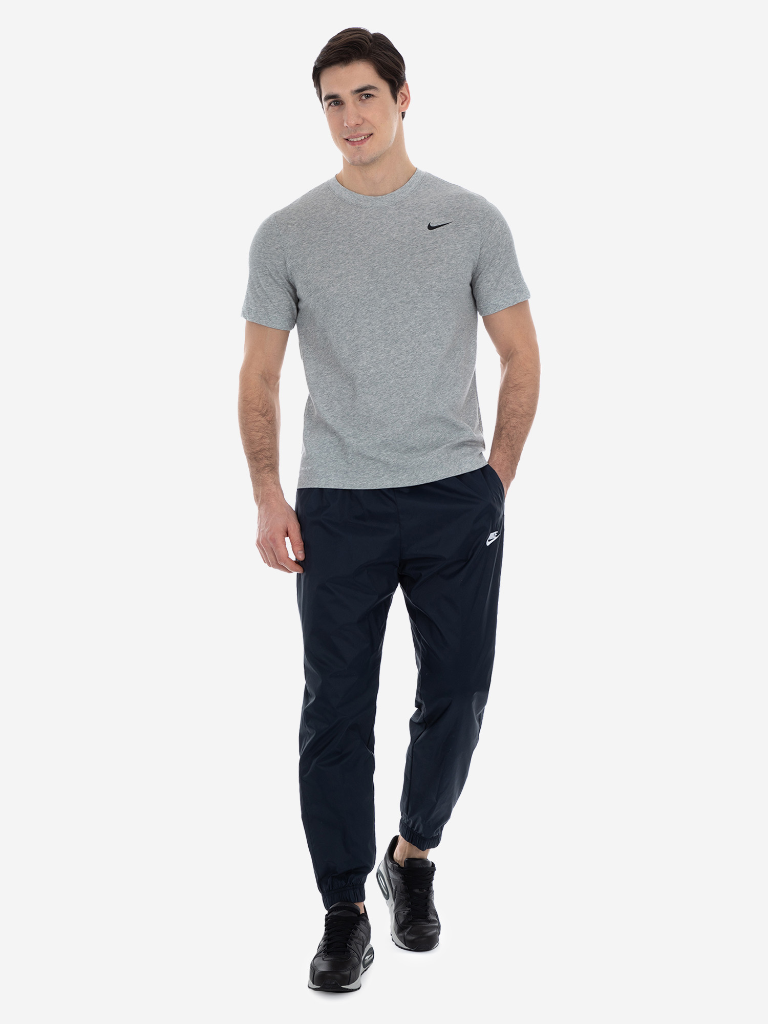 фото Футболка мужская nike dri-fit, серый