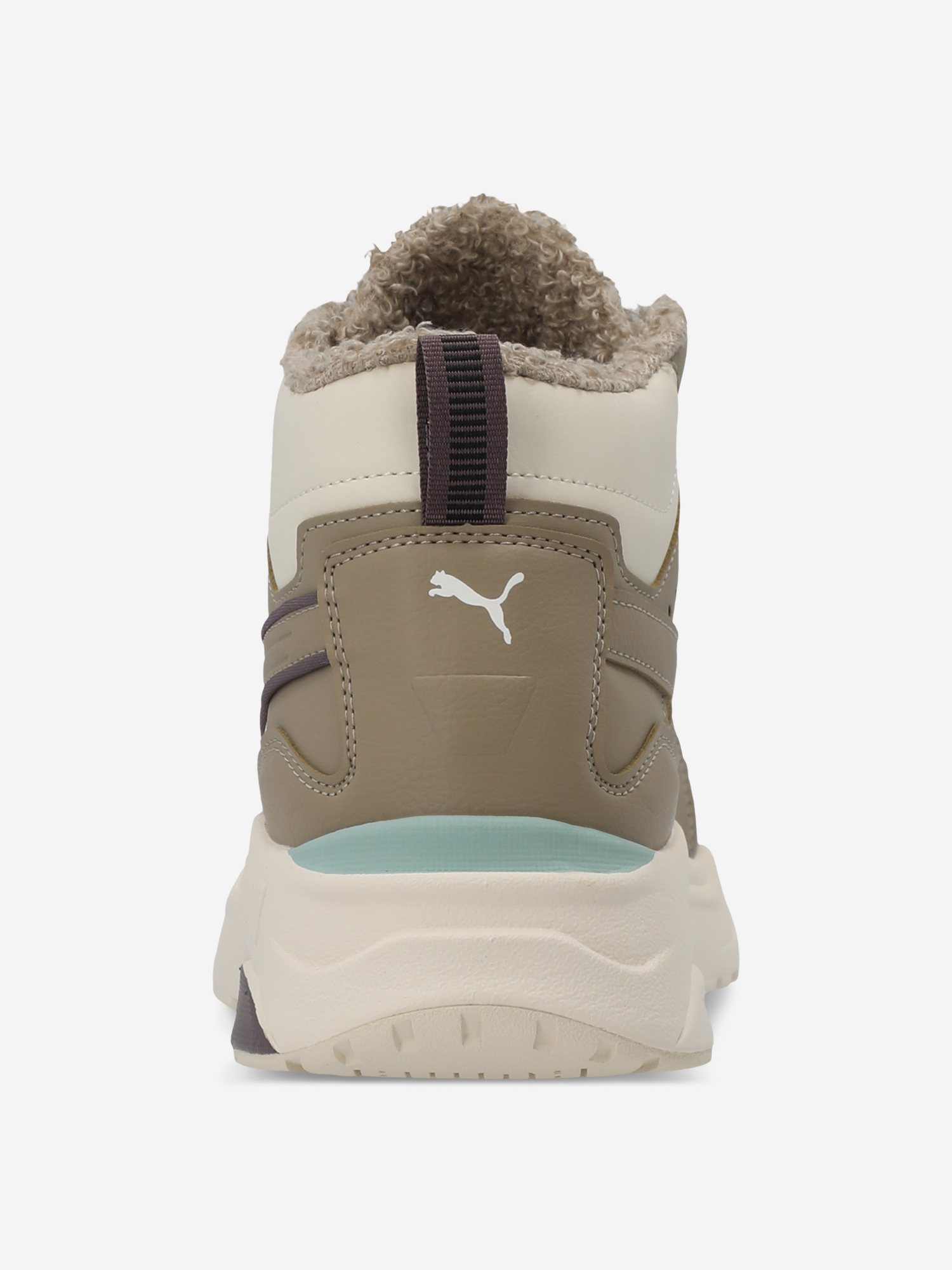 фото Кроссовки утепленные женские puma trinity lite, зеленый