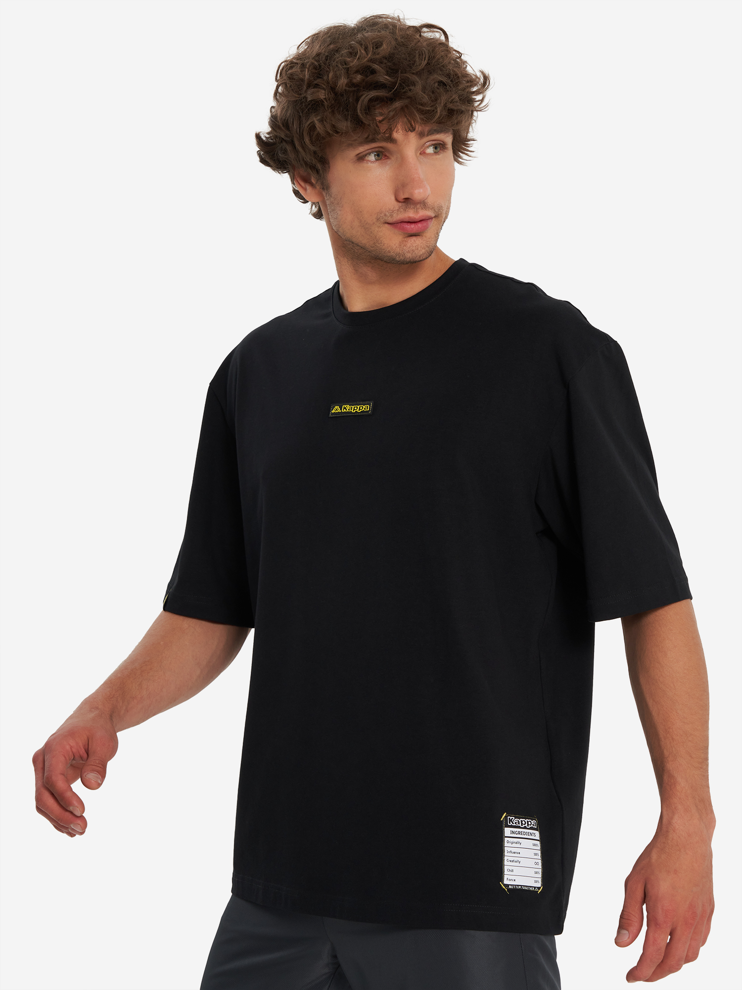 Футболка мужская Kappa, черный, арт. 140646kap-99