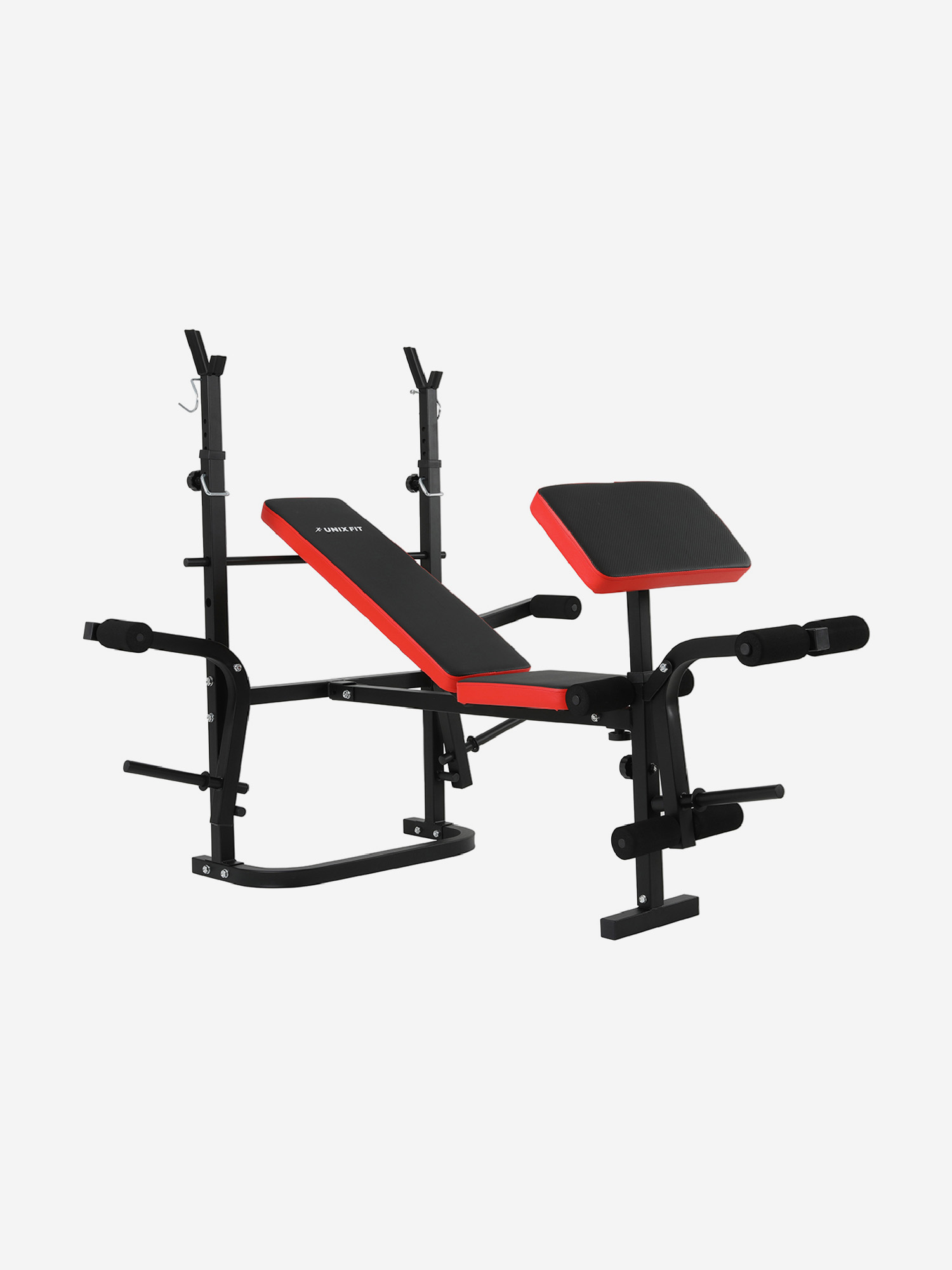 Скамья силовая со стойками UNIX Fit BENCH 120P, Черный