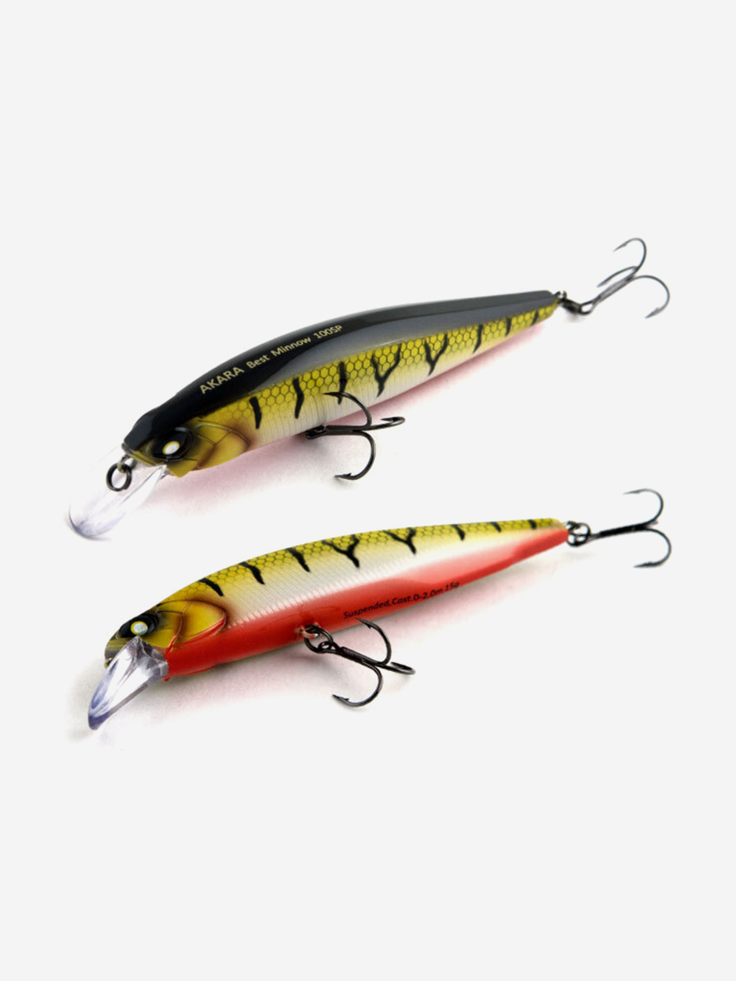 Изображение товара Воблер Akara Best Minnow 100SP суспендер для щуки и судака 15гр.