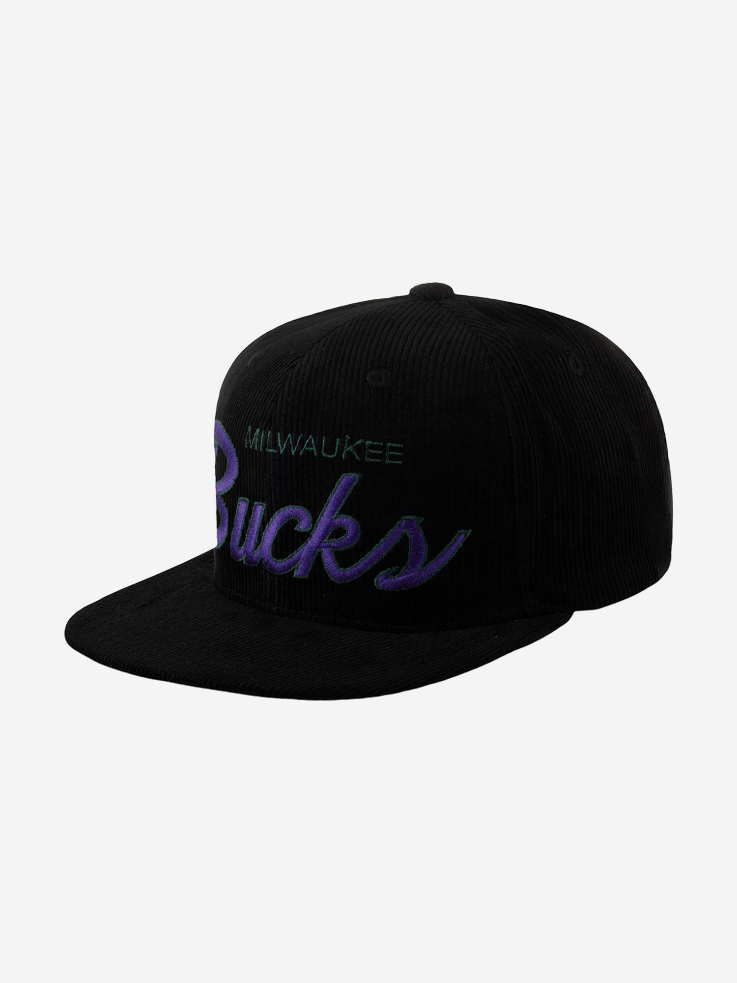 

Бейсболка с прямым козырьком MITCHELL NESS HHSS4797-MBUYYPPPBLCK Milwaukee Bucks NBA (черный), Черный