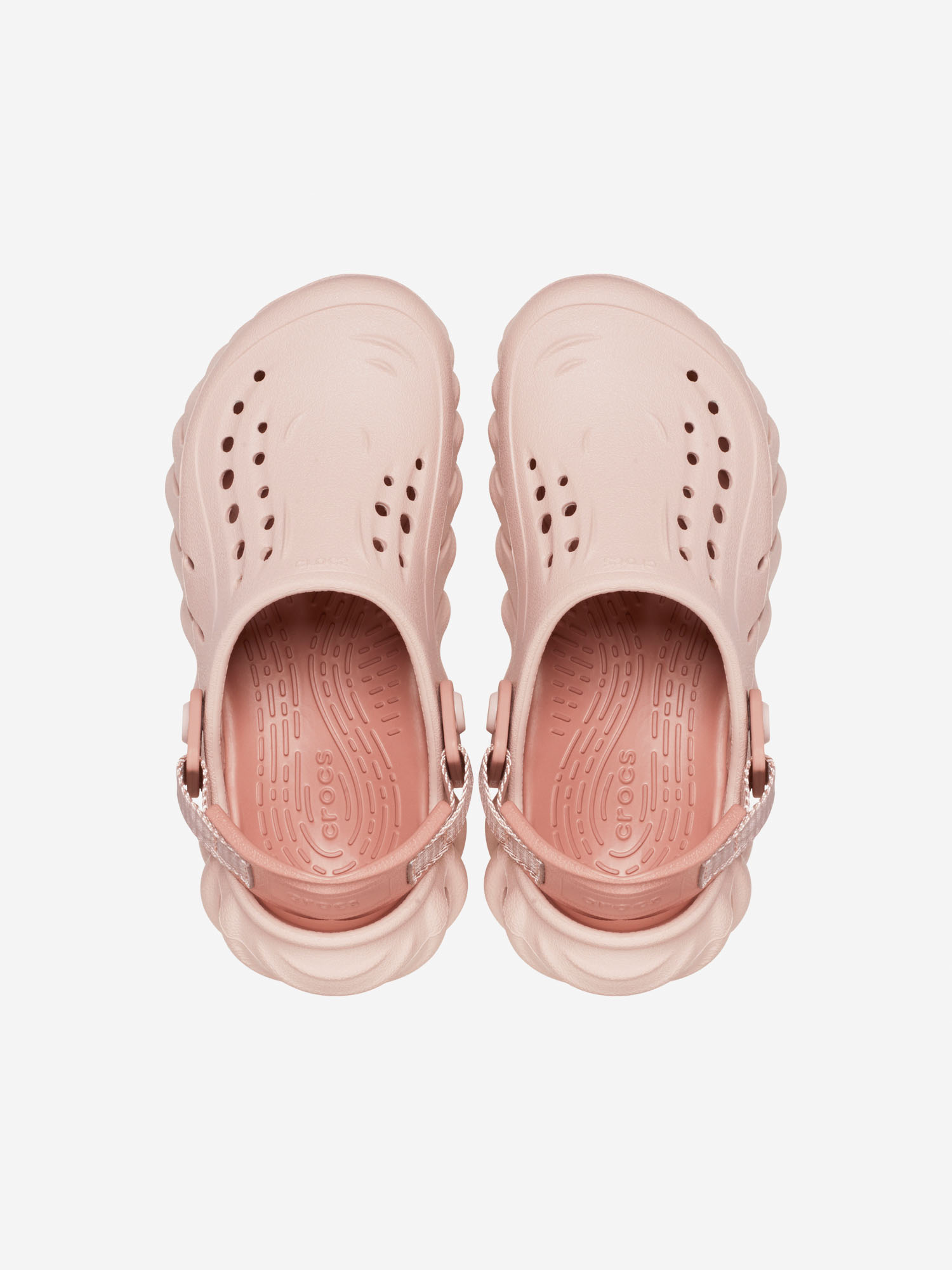 Сабо для девочек Crocs Echo Clog K, Розовый 208190C1G-6TY, размер 34-35 - фото 5