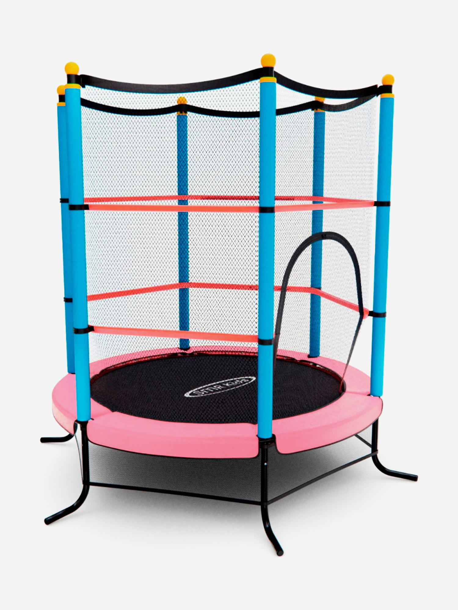 Изображение товара Детский батут DFC SMRKIDS 55 дюймов с защитной сеткой и прочной конструкцией