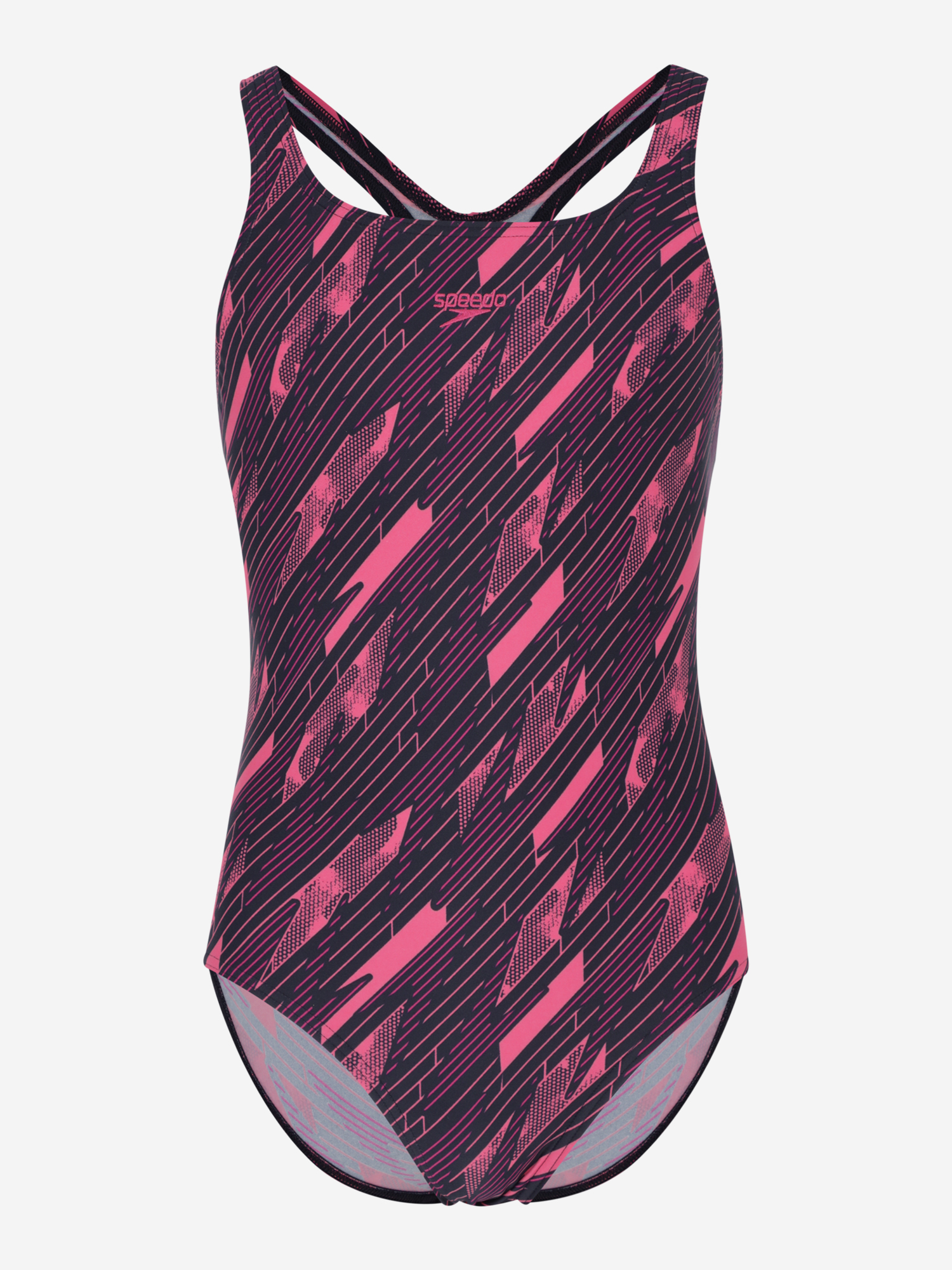 фото Купальник слитный для девочек speedo hyperboom, синий