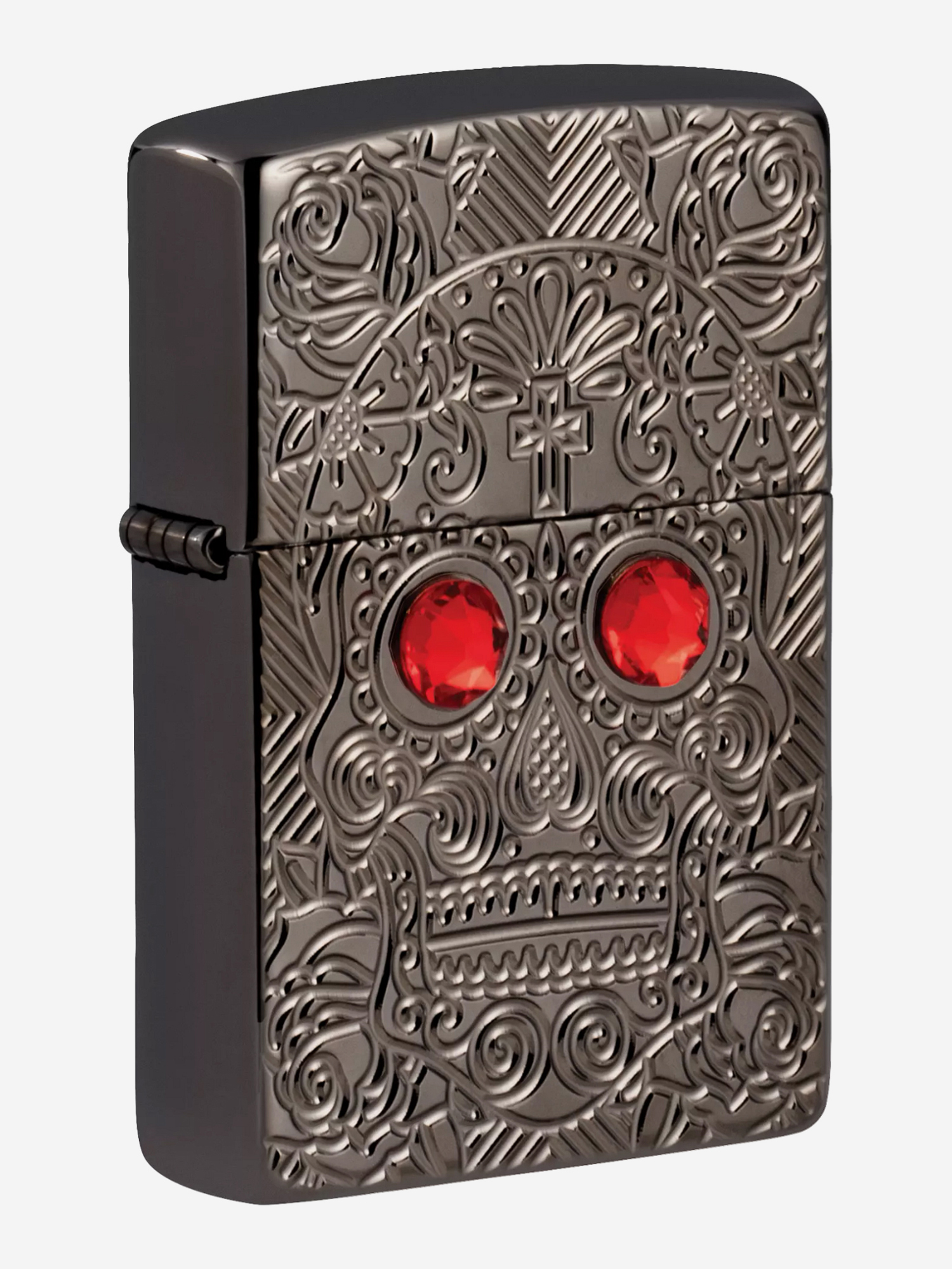 

Зажигалка бензиновая ZIPPO 49300 Armor Crystal Skull, Черный