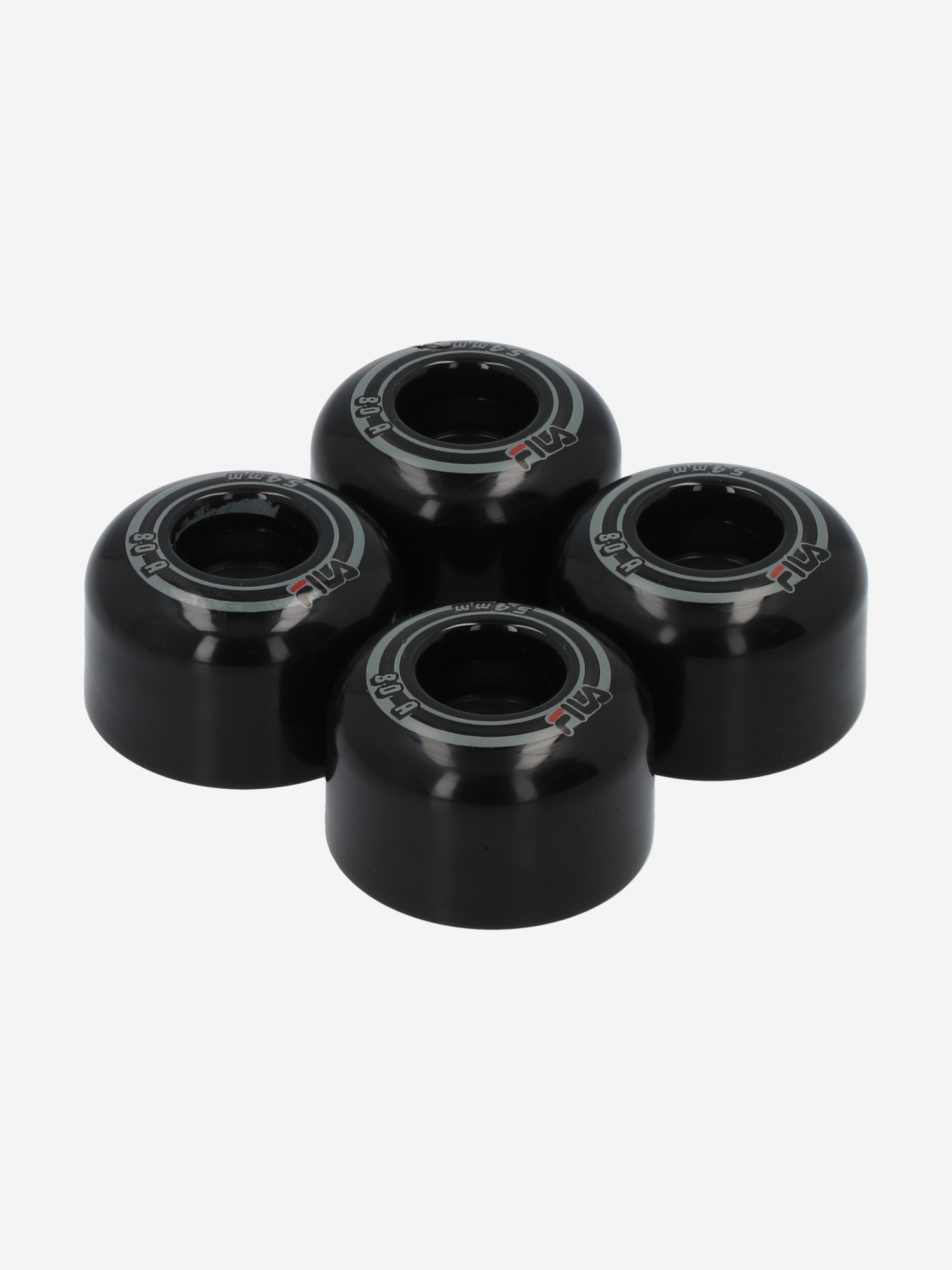 

Набор колес для роликов FILA Quad Wheel 54 мм, 4 шт, Черный