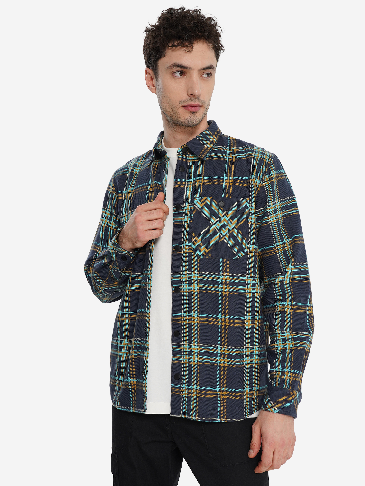 Рубашка мужская Outventure, синий, арт. 137746out-m5