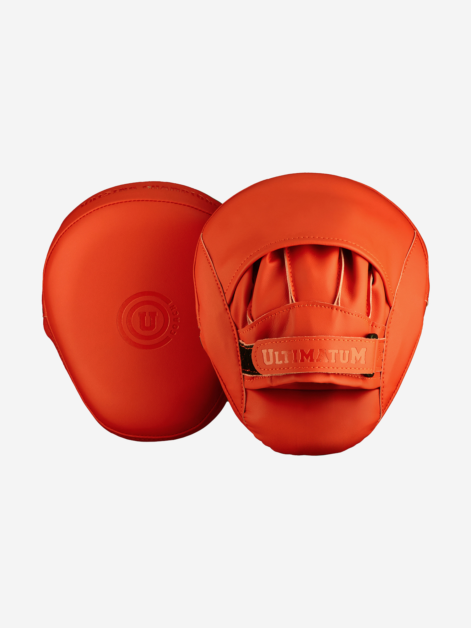   Спортмастер Изогнутые тренерские лапы ULTIMATUM BOXING, Красный