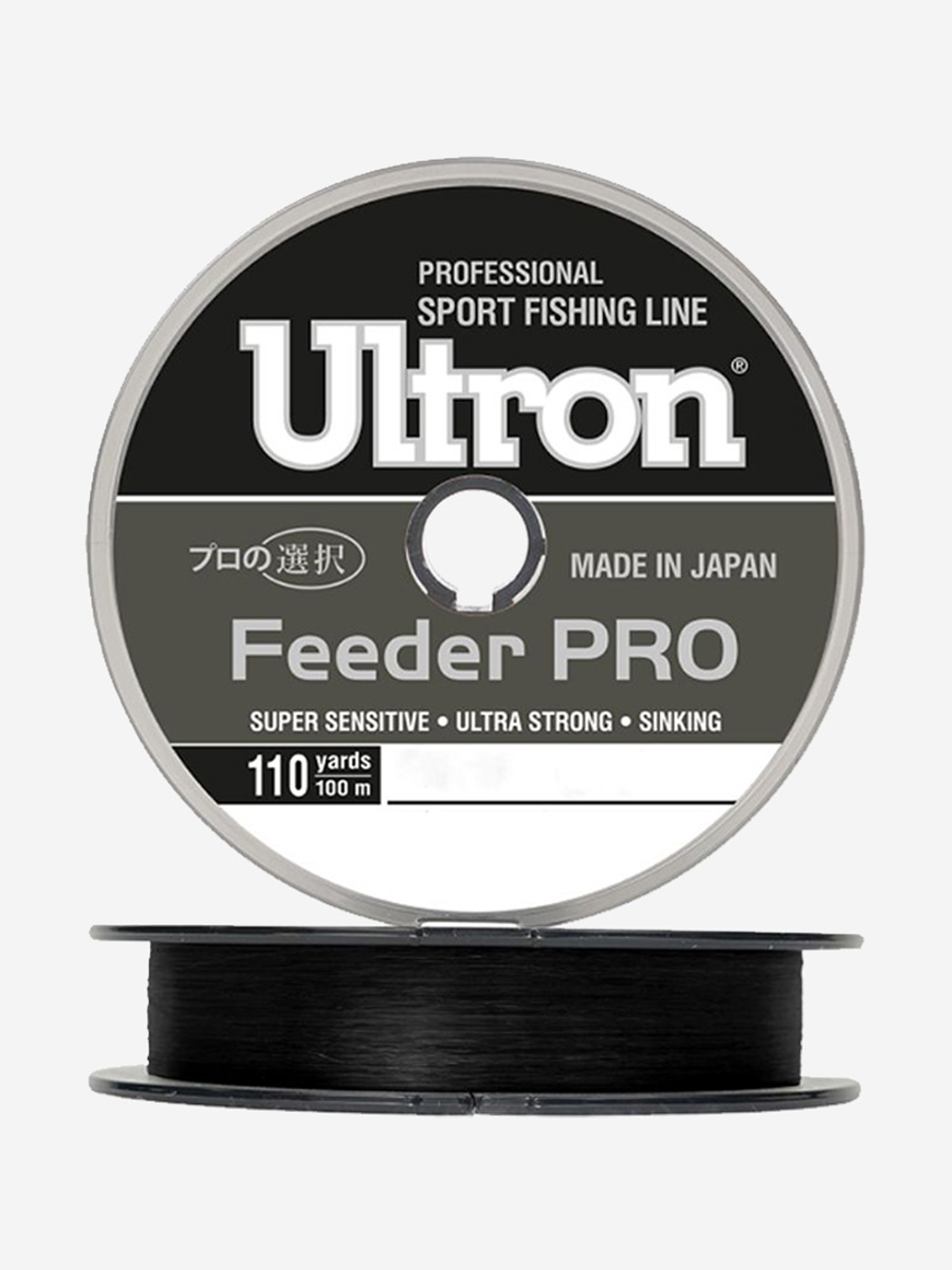 

Монофильная леска для рыбалки ULTRON Feeder PRO 0,20 мм, 5,0 кг, 100 м, черная, 1 штука, Черный