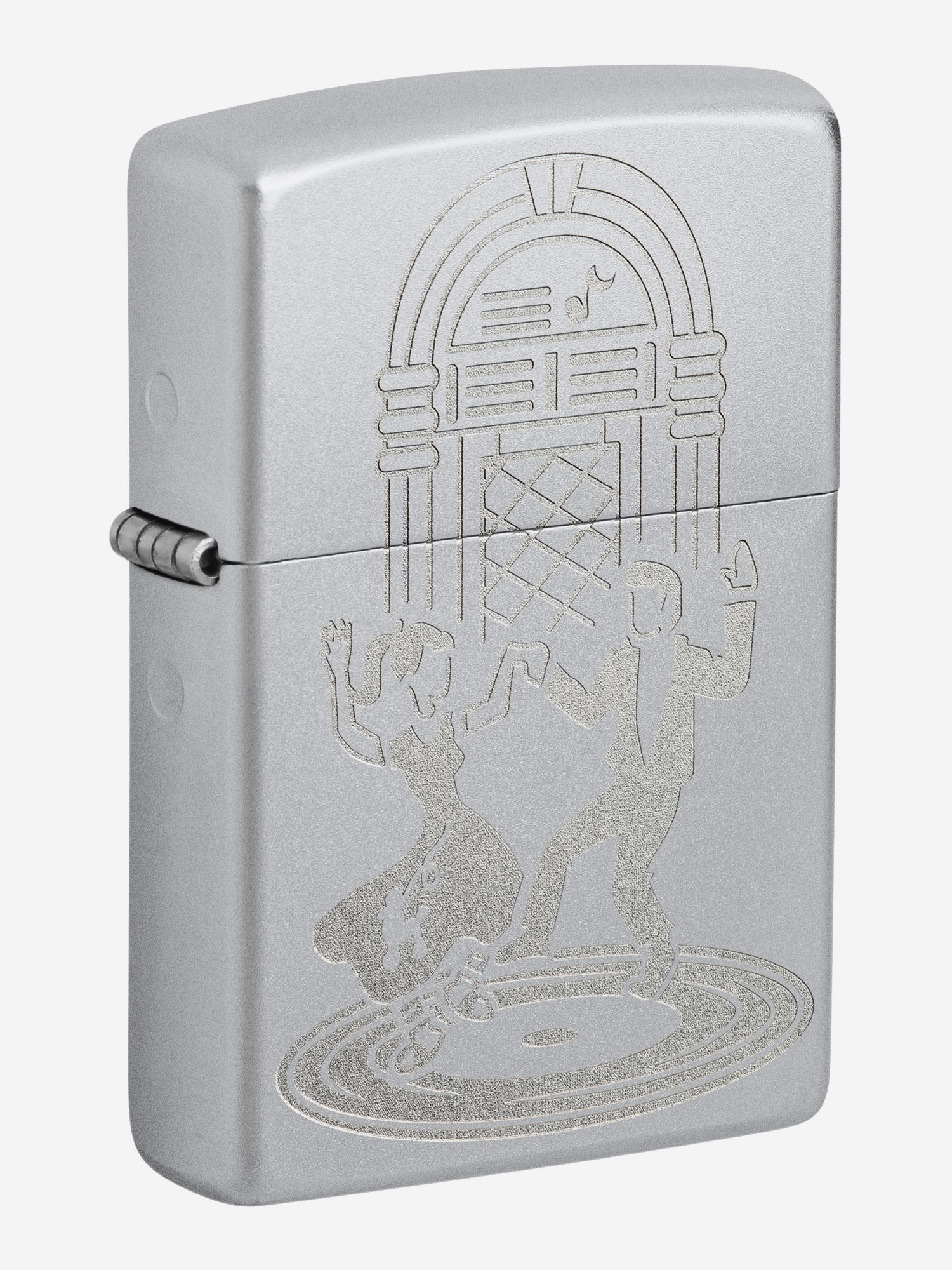 

Зажигалка бензиновая ZIPPO 48728 Vintage Dance, Серебряный