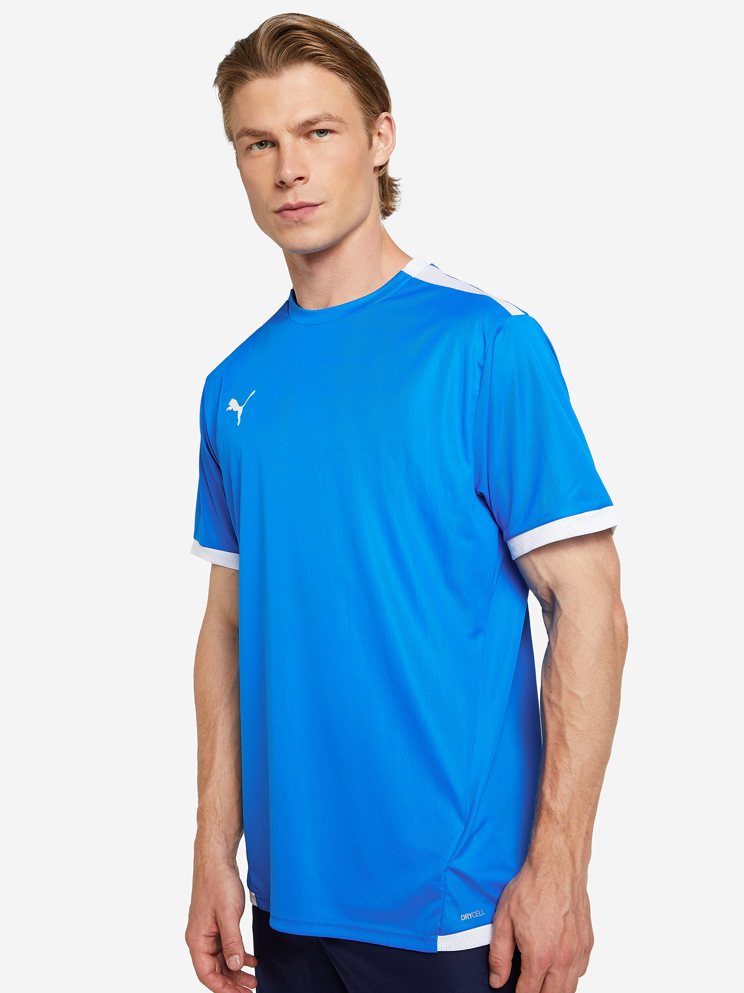 Изображение товара Мужская футбольная футболка PUMA Team Liga с экологичным материалом и технологией DryCELL