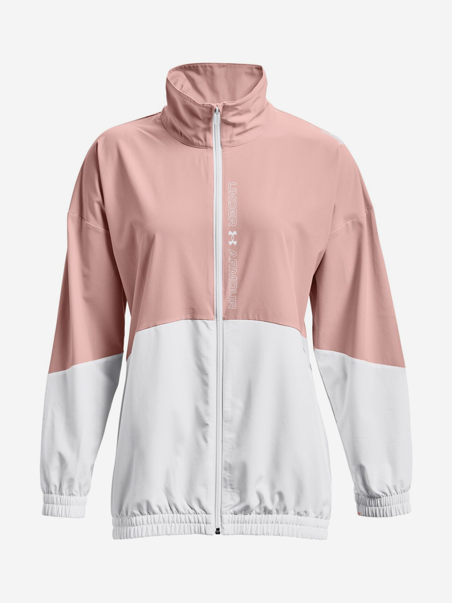 

Куртка легкая женская Under Armour Woven FZ Oversized Jacket, Розовый
