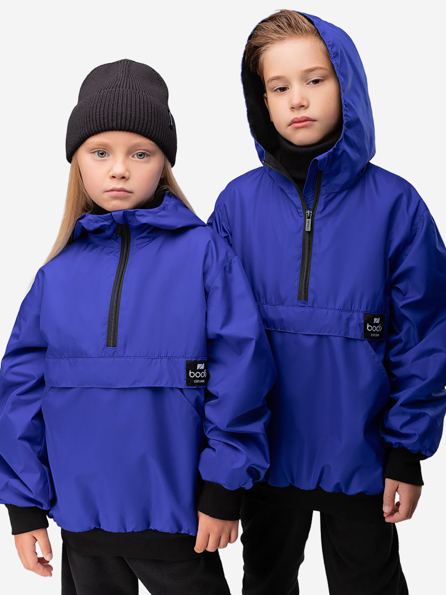 Изображение товара Ветровка-анорак bodo для детей синяя - комфорт и стиль