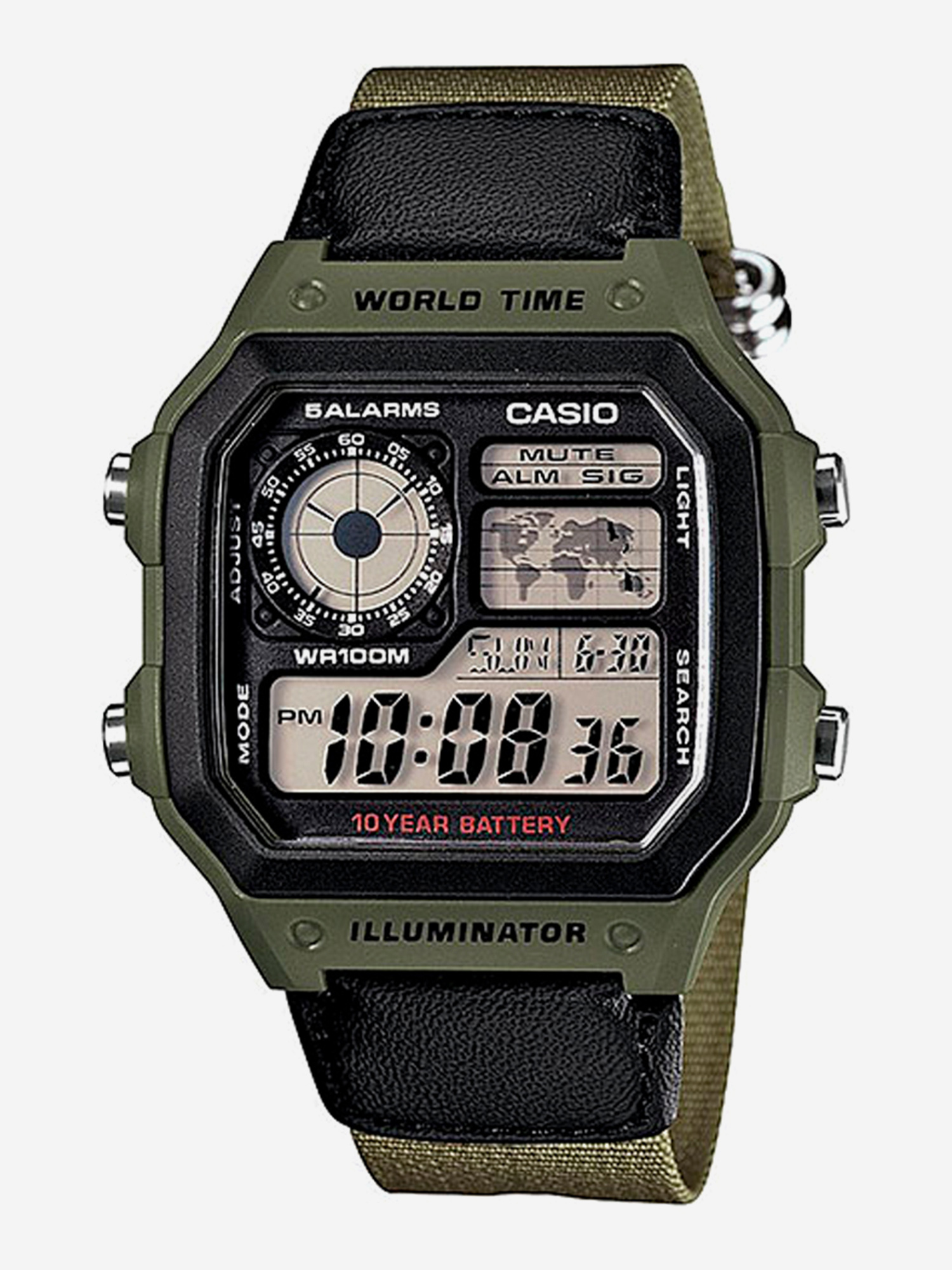 

Наручные часы Casio AE-1200WHB-3B, Зеленый