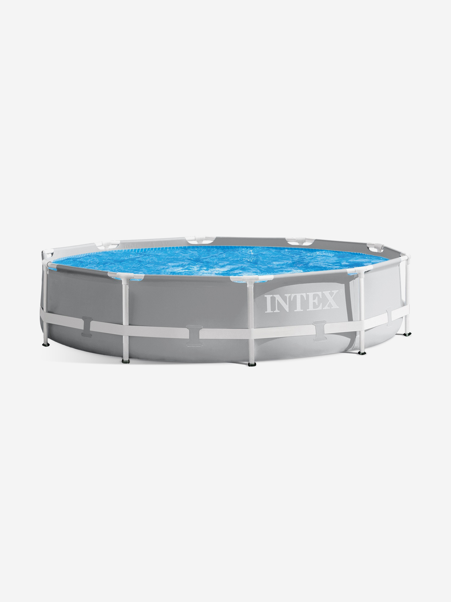 

Бассейн каркасный Intex Prism Frame, 305х76 см, светло-серый, Серый