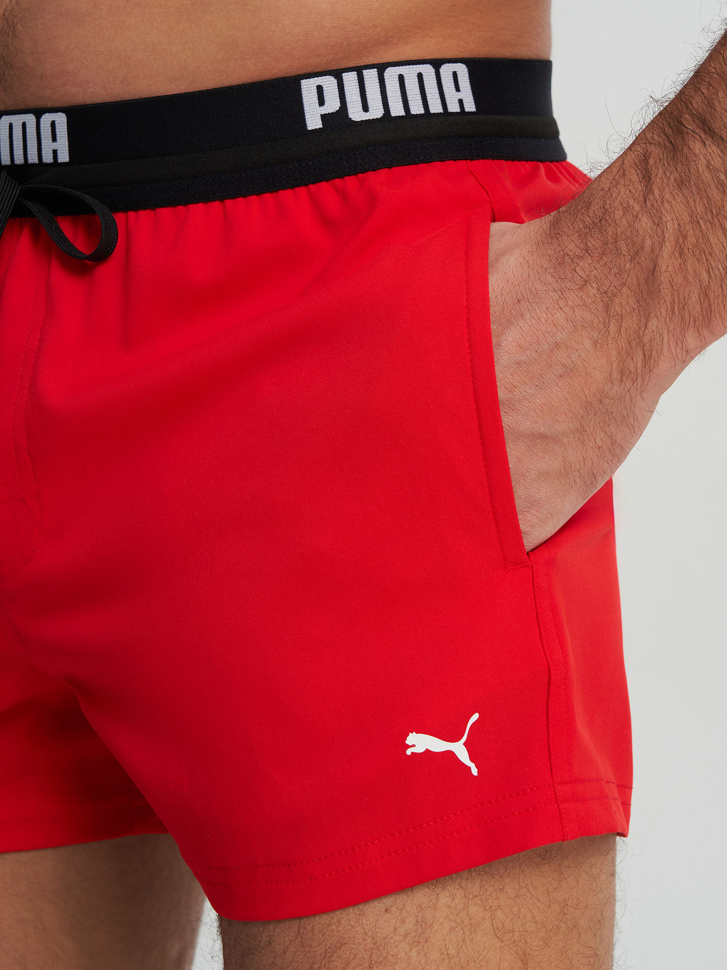 Шорты плавательные мужские PUMA Swim, Красный 4