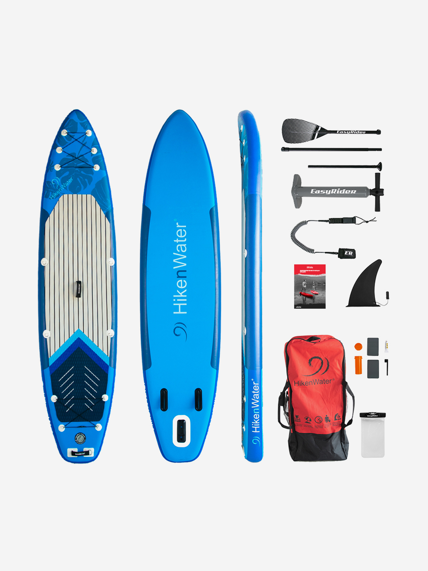 

SUP Hiken Water Touring 11'6 Blue Monstera, Синий