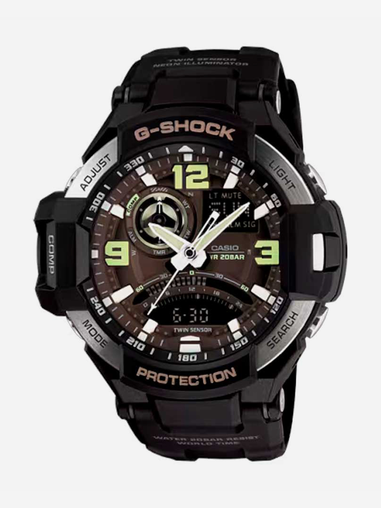 

Наручные часы Casio G-SHOCK GA-1000-1B, Черный