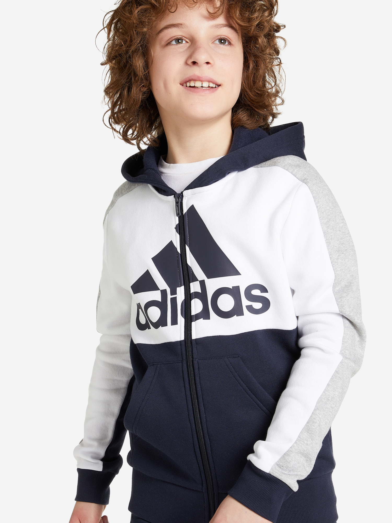 

Толстовка для мальчиков adidas Colorblock, Синий