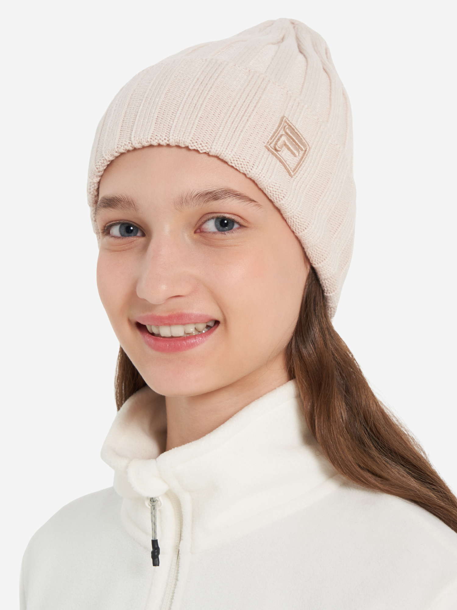Шапка для девочек FILA, бежевый, арт. 20457