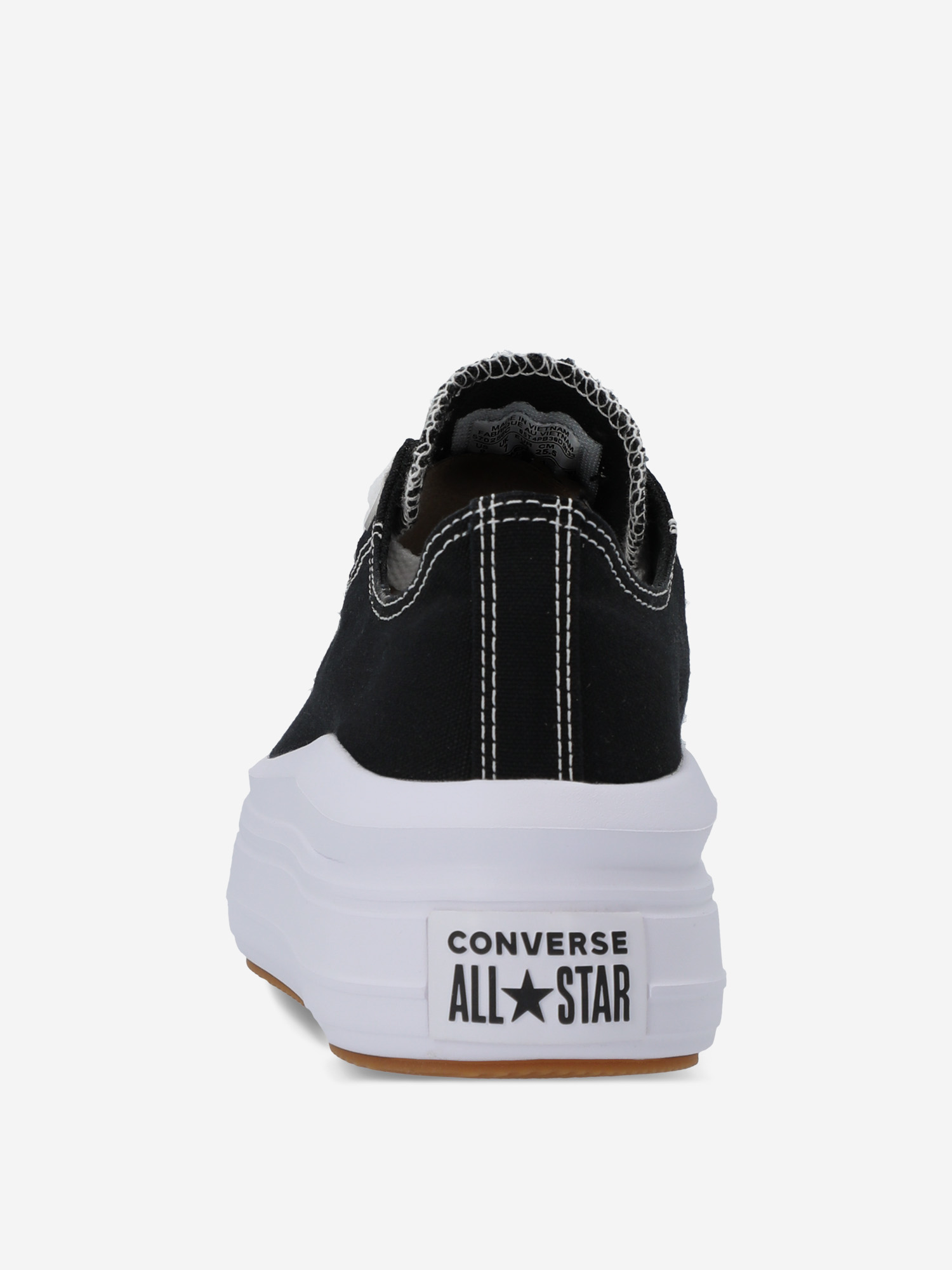 Кеды женские Converse Chuck Taylor All Star Move, Черный 570256CC0Y-, размер 36.5 - фото 4