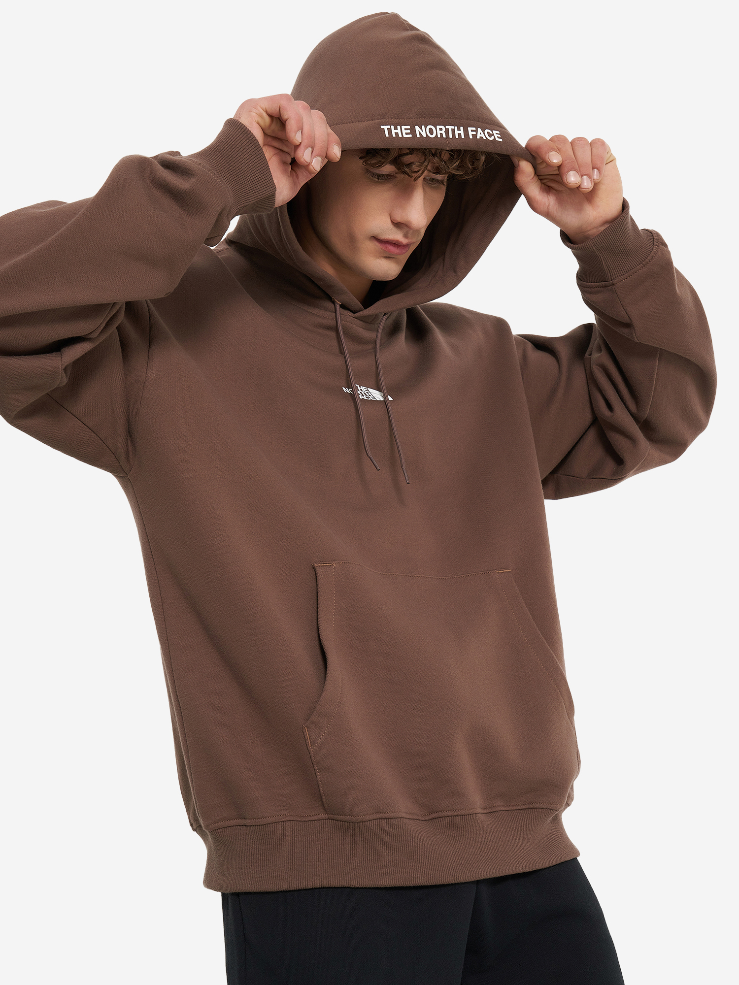 

Худи мужская оверсайз The North Face Zumu Hoodie, Коричневый