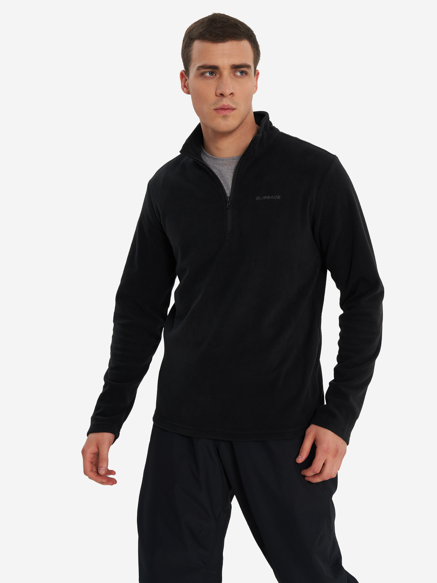 

Джемпер флисовый мужской Glissade, Черный