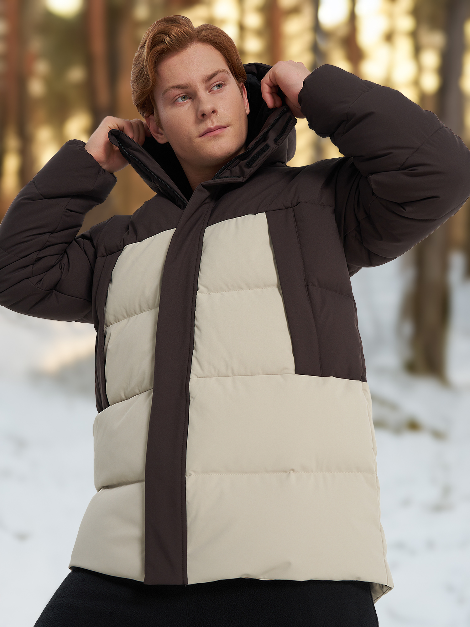 

Пуховик мужской Northland, Коричневый