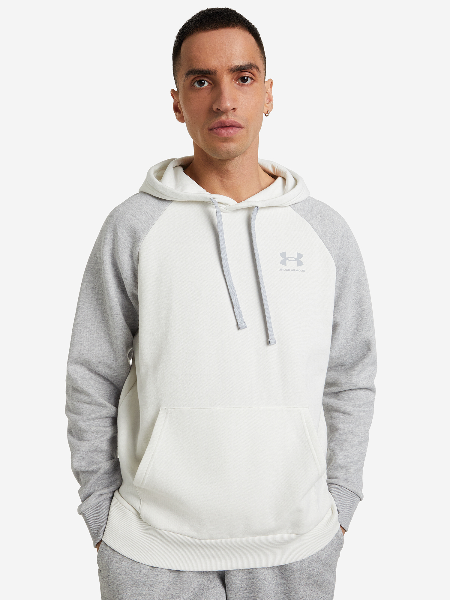 

Худи мужская Under Armour Rival Colorblock, Белый