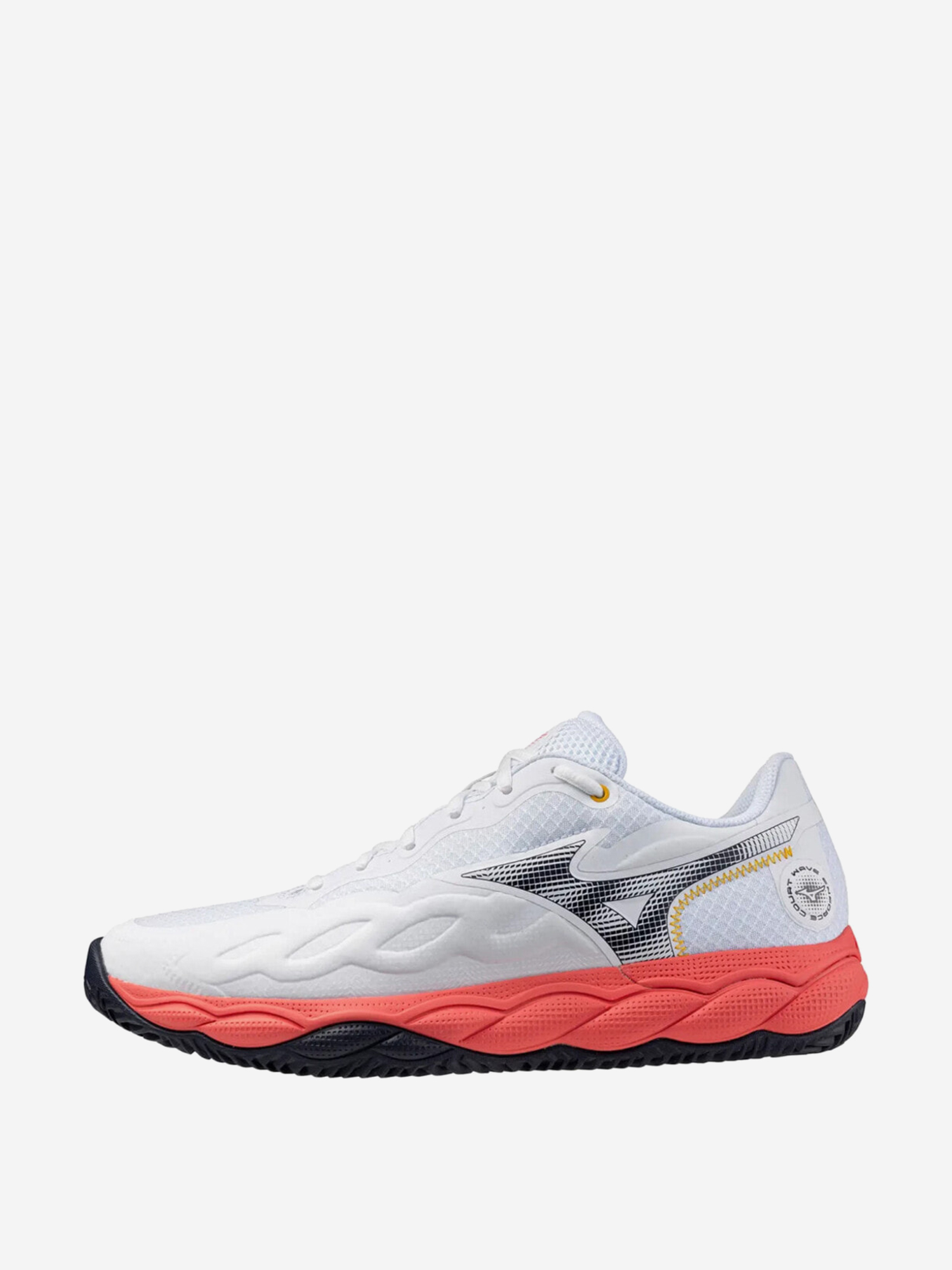 Изображение товара Кроссовки Mizuno Wave Enforce Court CC Coral/White, Белый/коралловый