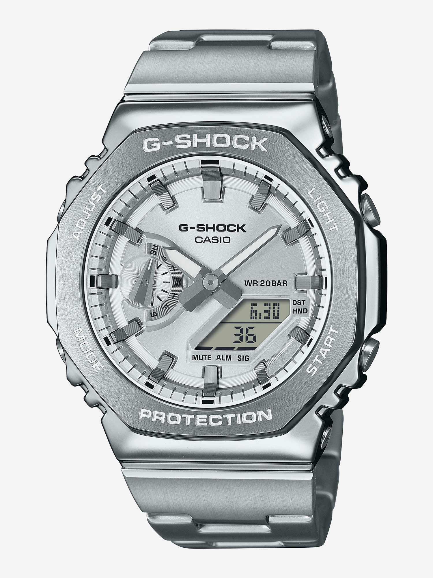 Изображение товара Спортивные часы CASIO G-SHOCK GM-2110D-7A, Серебряный