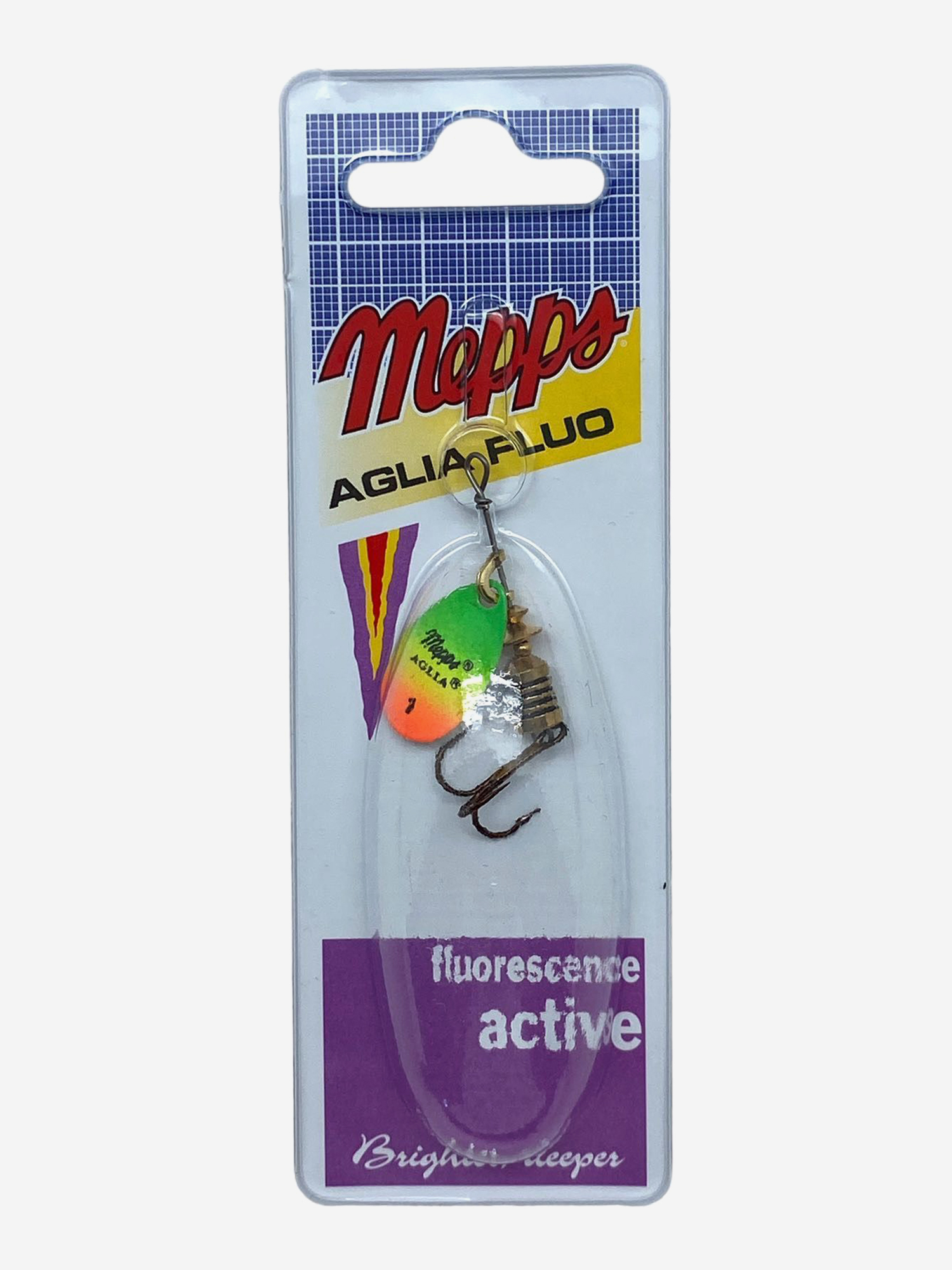 

Блесна вращающаяся MEPPS "Aglia OR/TIGER" №1 (3,5г) блистер, Золотой