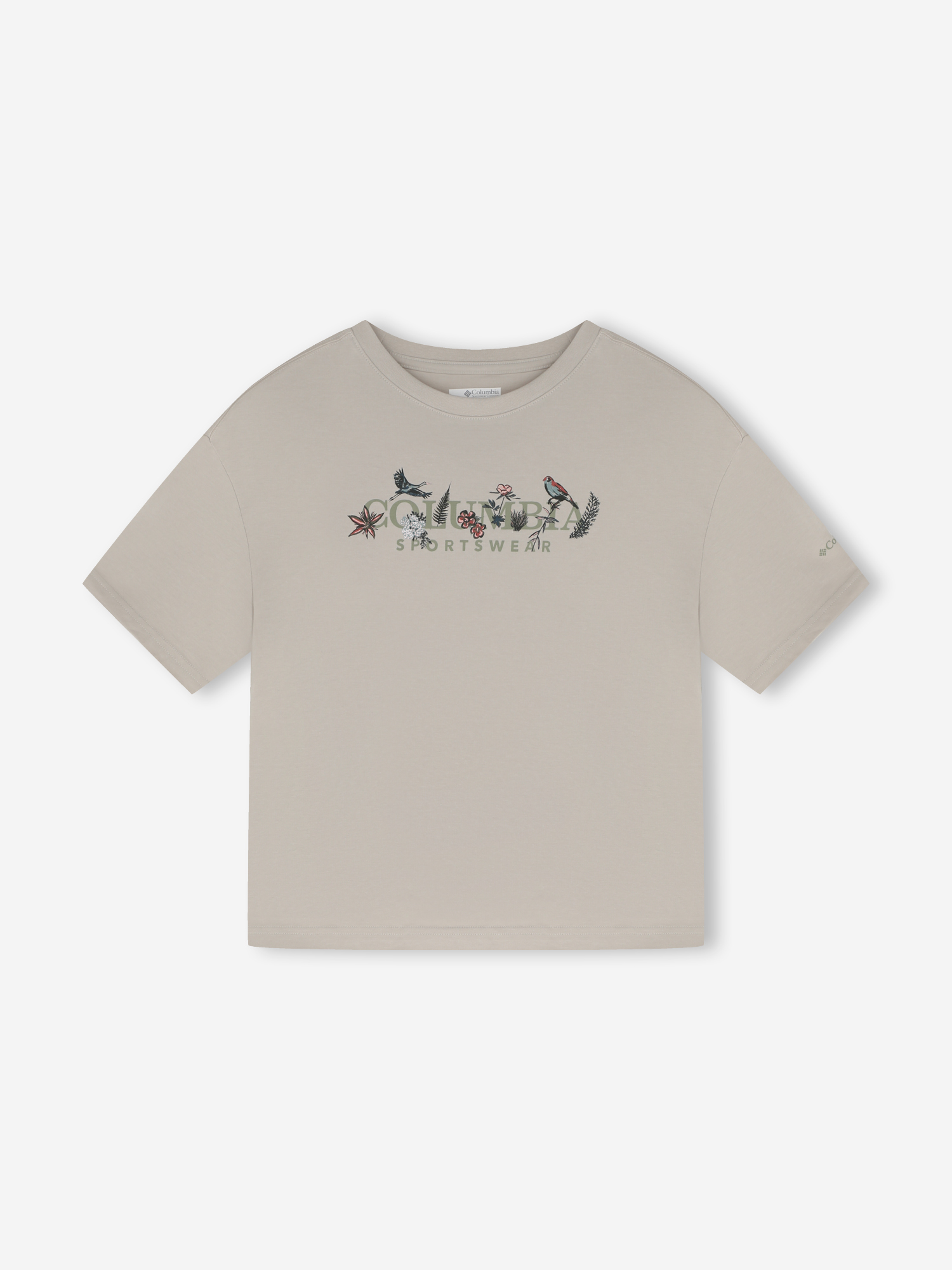 Футболка Columbia Rolling Bend Graphic Relaxed Crop SS, бежевый, арт. 2119991CLB-278