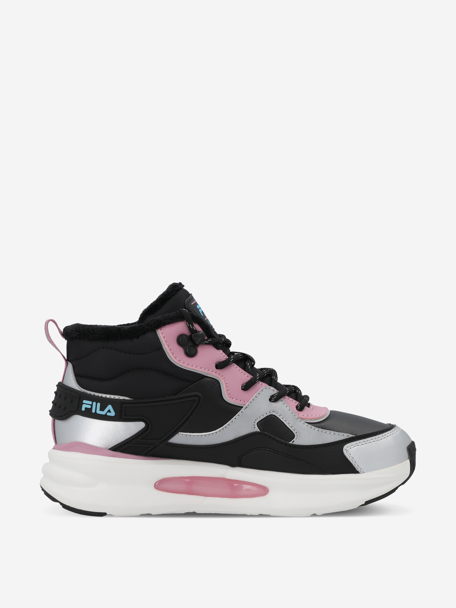 фото Кроссовки утепленные для девочек fila explore mid, черный