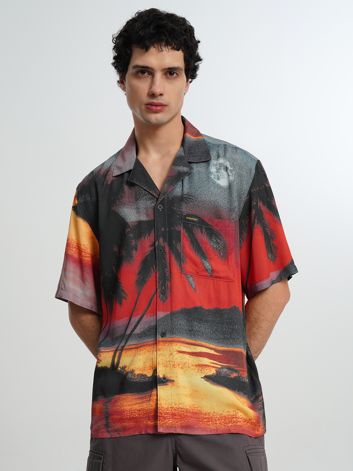 Рубашка с коротким рукавом Protest, разноцветный, арт. 142397PR0-HB