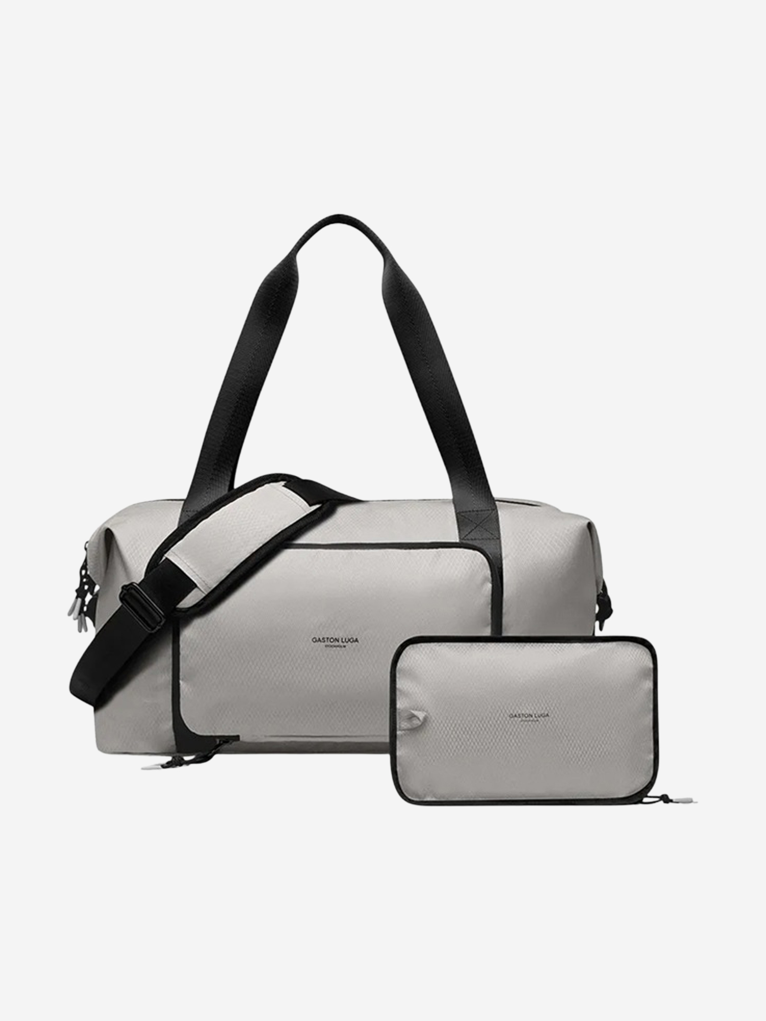 Изображение товара Сумка для спорта и путешествий Gaston Luga Lightweight Packable Duffel Bag, Бежево-серый Изображение товара Сумка для спорта и путешествий Gaston Luga Lightweight Packable Duffel Bag, Бежево-серый