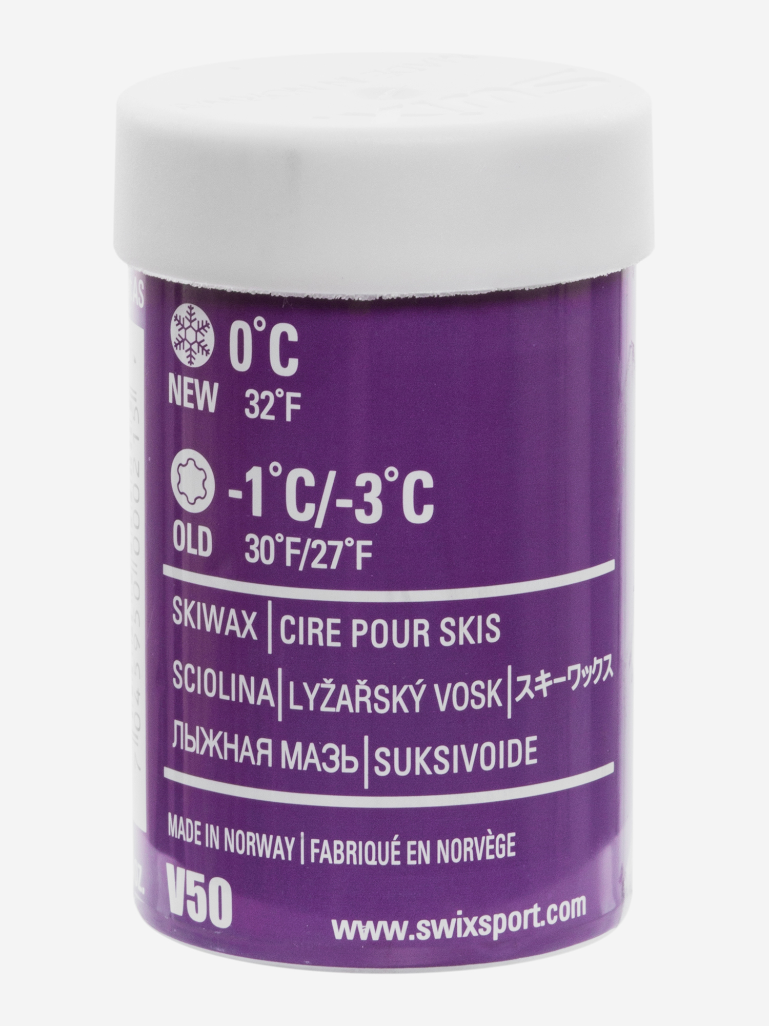фото Мазь держания swix v50 violet, 0 °c, фиолетовый