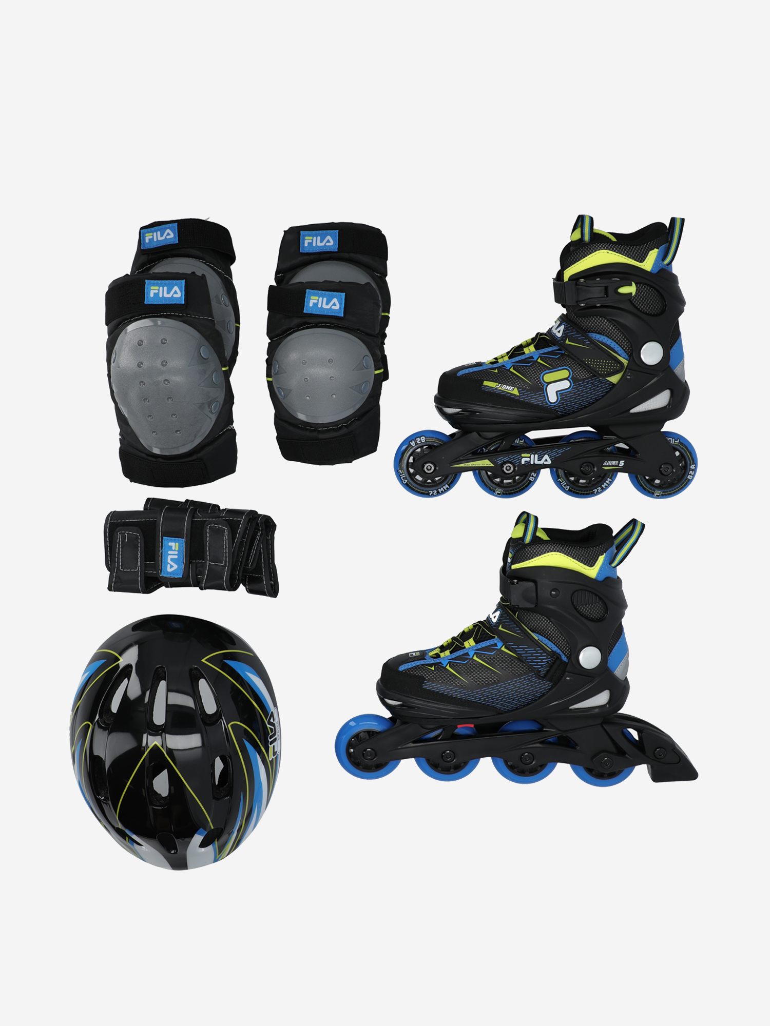 

Роликовые коньки детские FILA J-One Combo 3 Set, Мультицвет