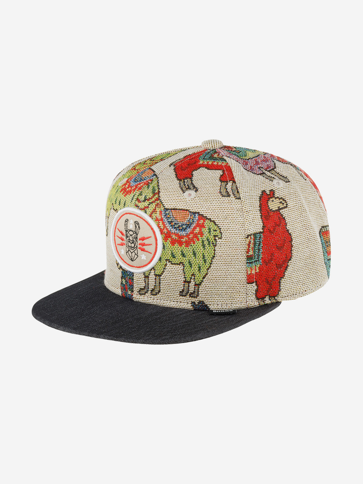 

Бейсболка с прямым козырьком DJINNS 6P SB Lama Linen (черный), Черный