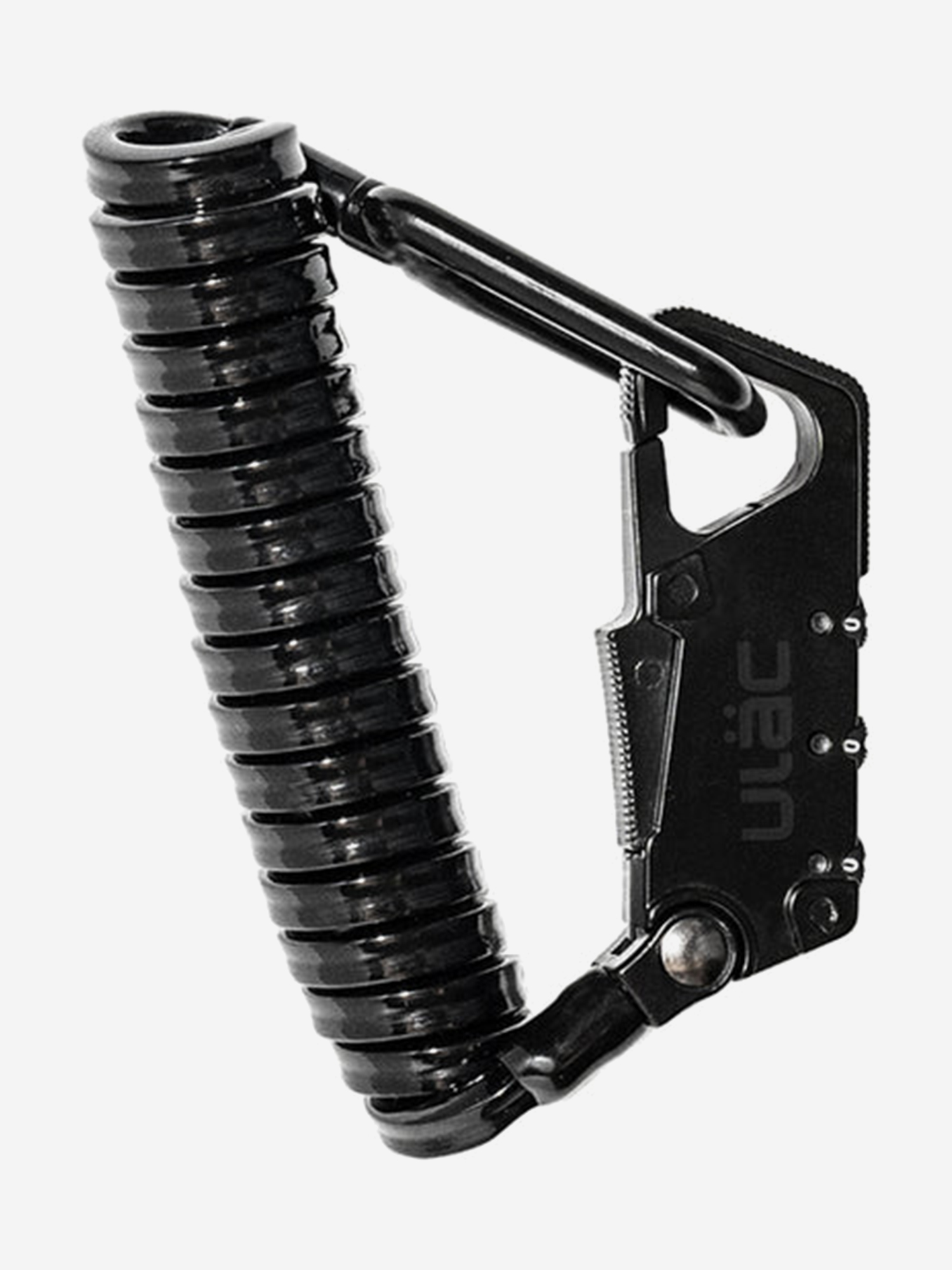

Велосипедный замок Ulac Valkyrie Carabiner Cable Lock черный, Черный