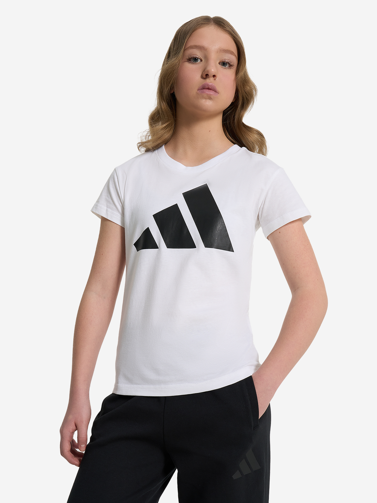 

Футболка для девочек adidas, Белый