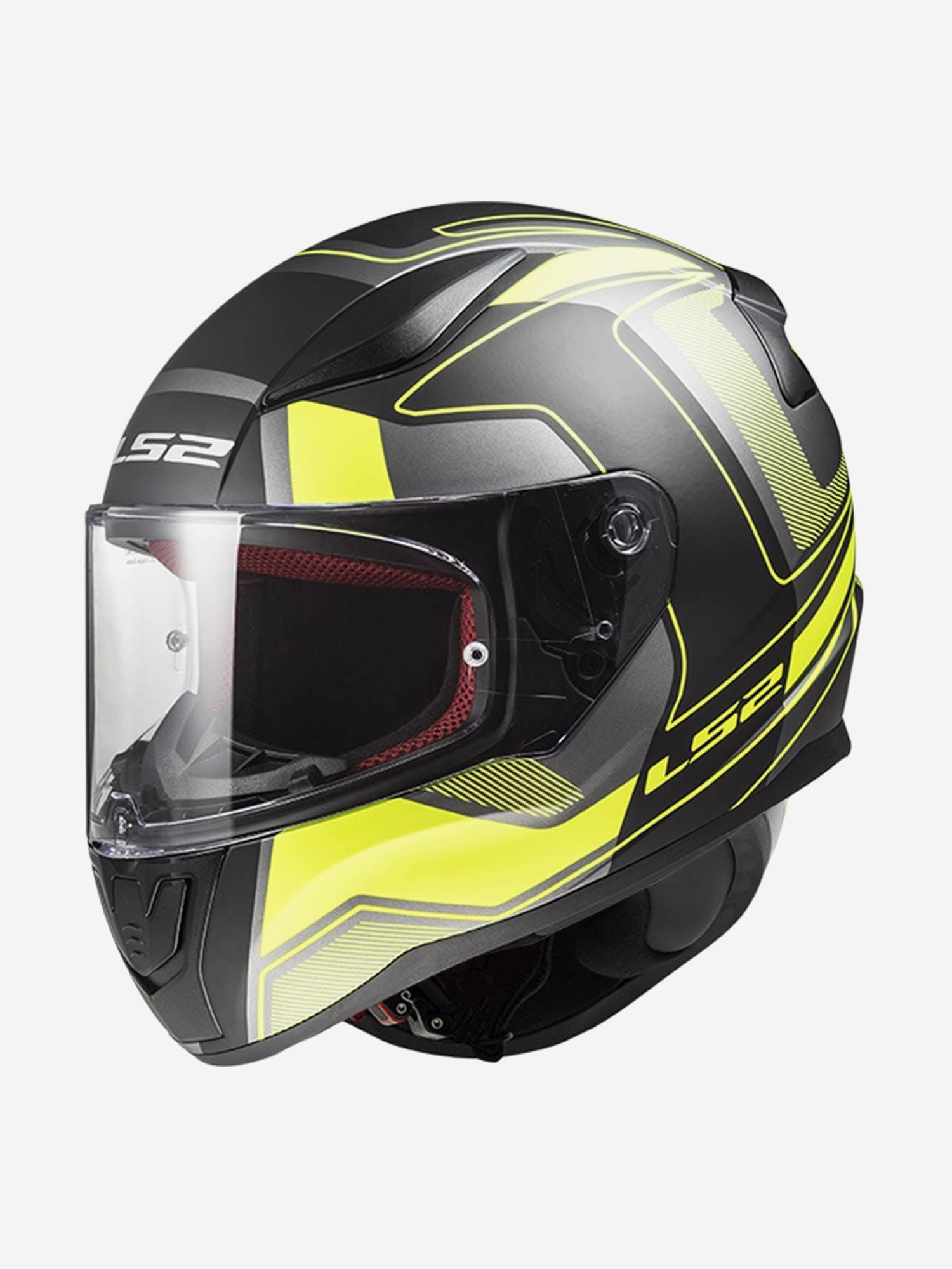 

Мотошлем FF353 RAPID CARRERA LS2 (черно-желтый матовый), Черный