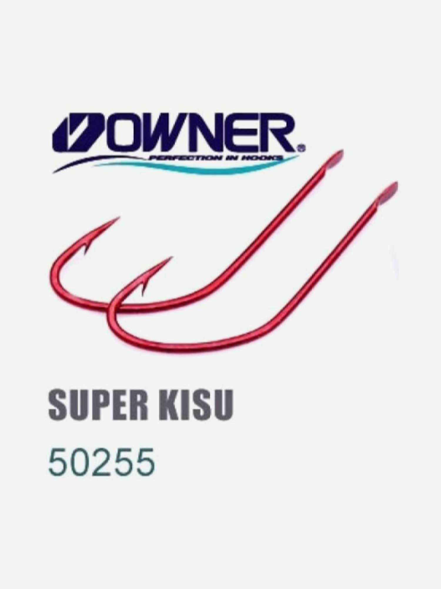 Изображение товара Крючки OWNER Super Kisu red №8 — надежная и яркая оснастка для рыбалки
