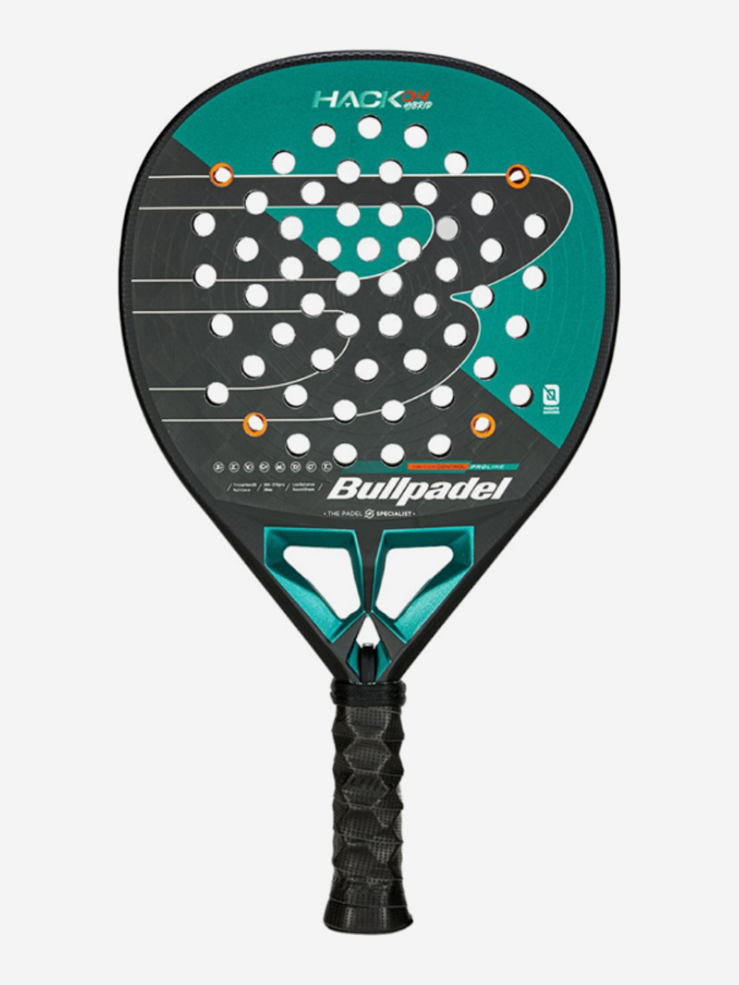 

Ракетка для падел-тенниса BULLPADEL HACK 04 HYBRID 2025, Зеленый