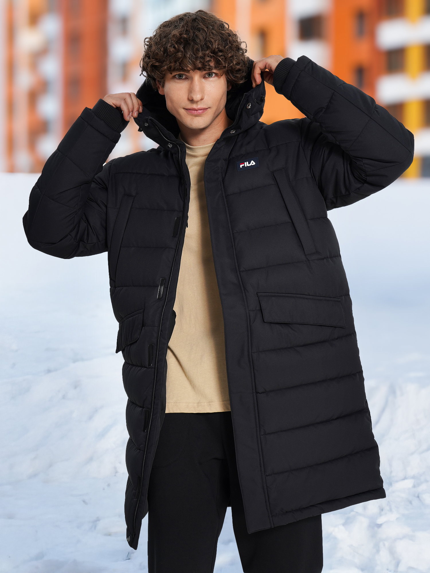 

Пуховик мужской FILA, Черный